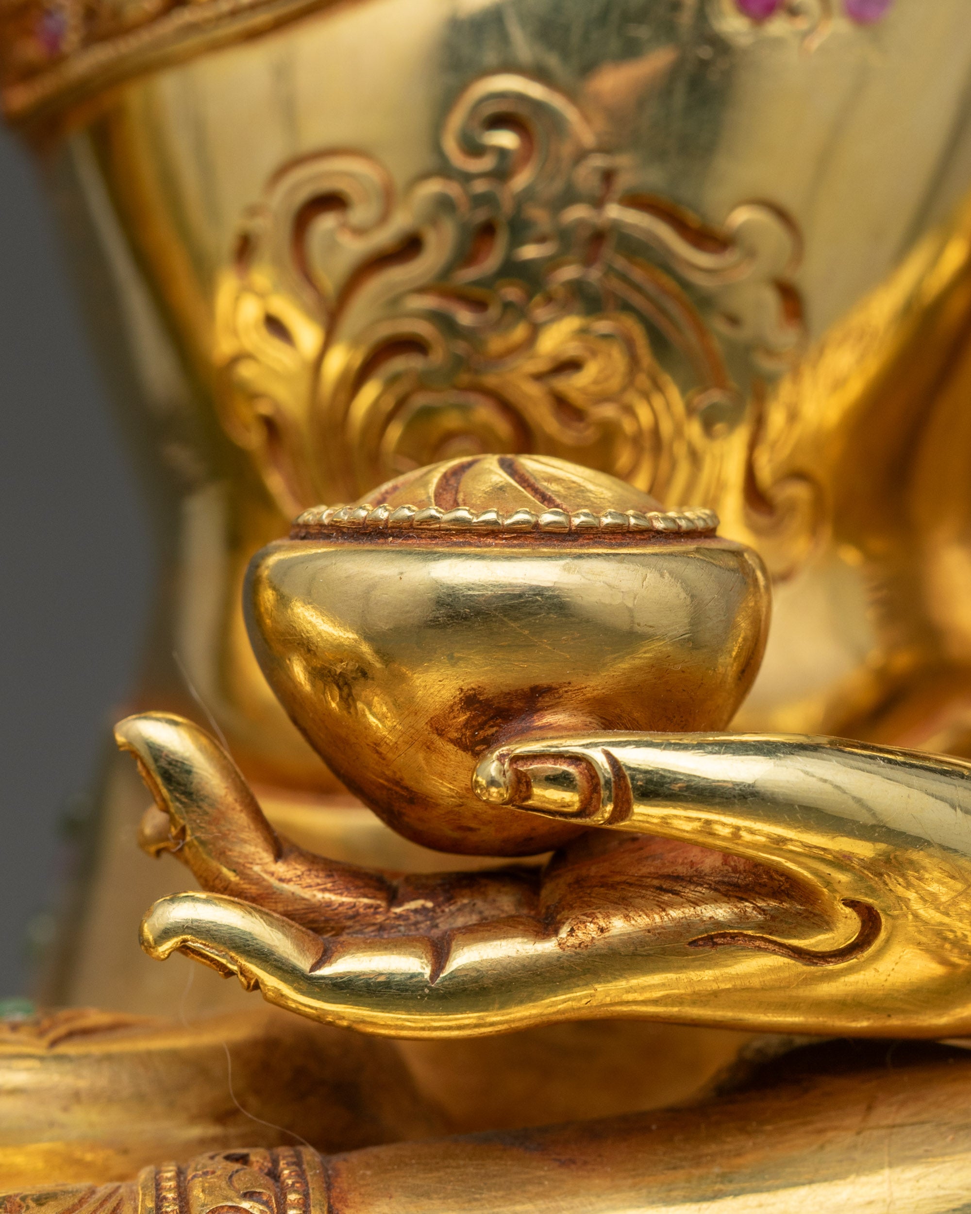 Enlightened Buddha Statue | Traditional Buddhist Art from Nepal