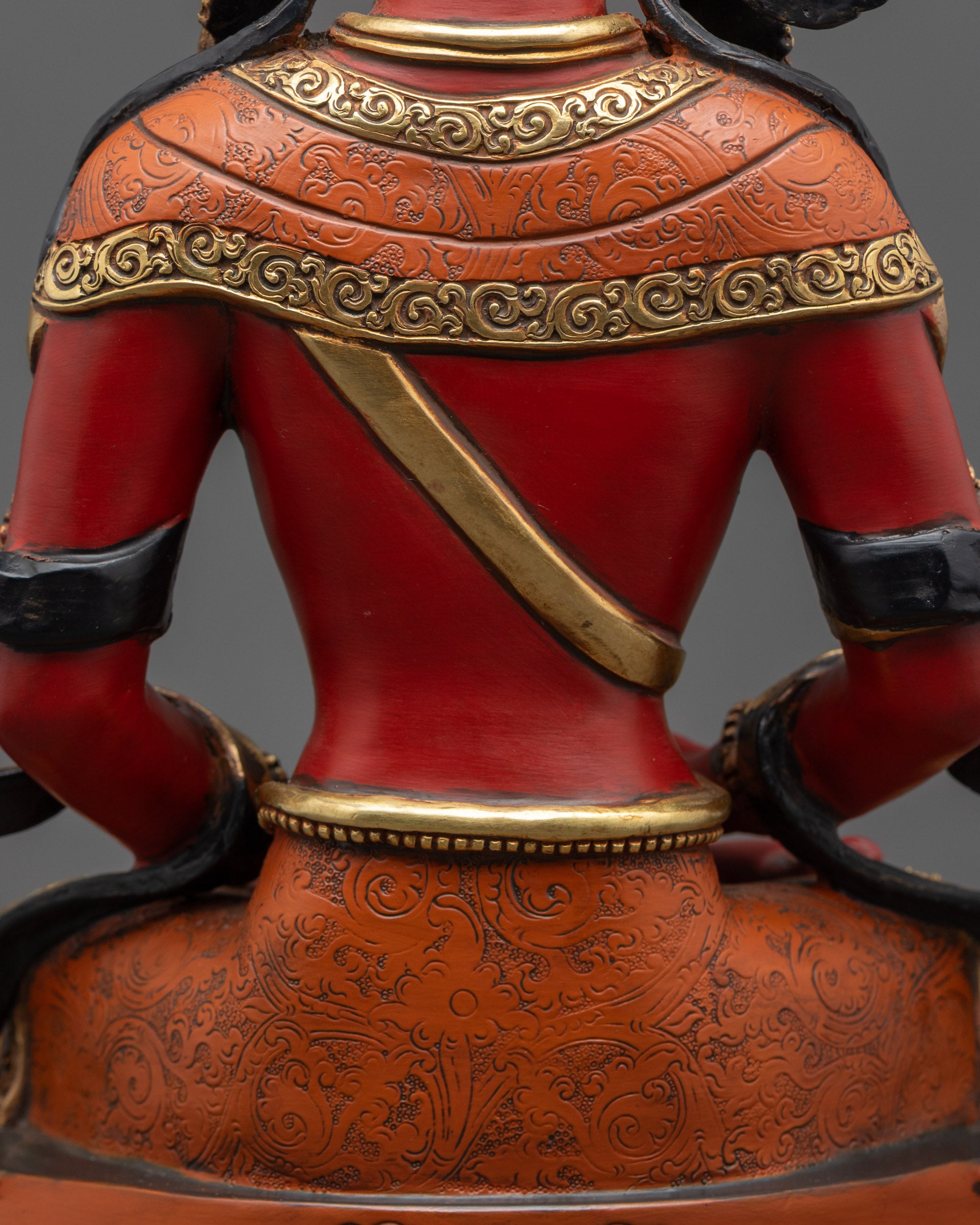 Divine Statue of Long Life Amitayus | Buddhist Sculpture for Longevity