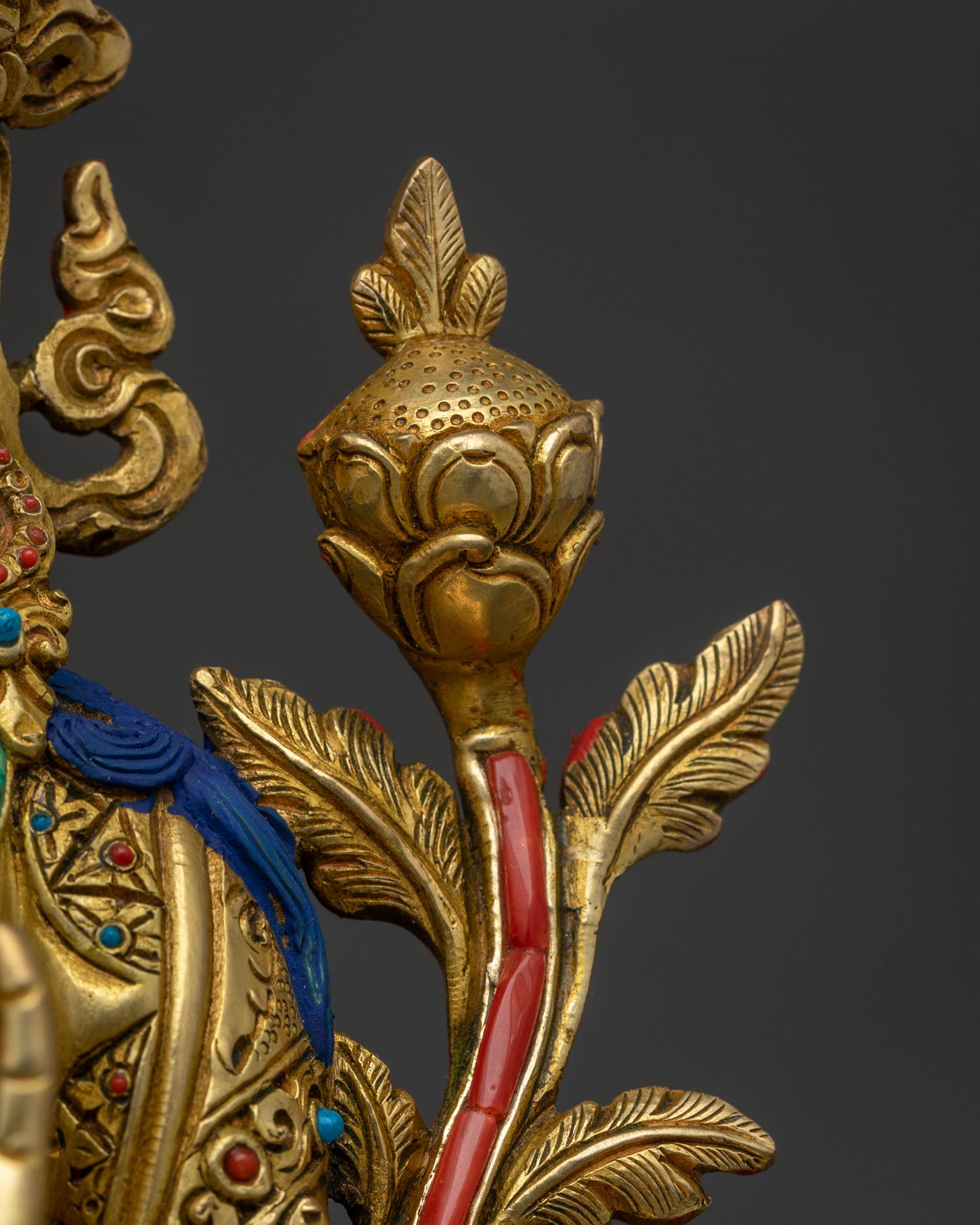 Master Quality Green Tara Copper Statue | The Female Bodhisattva