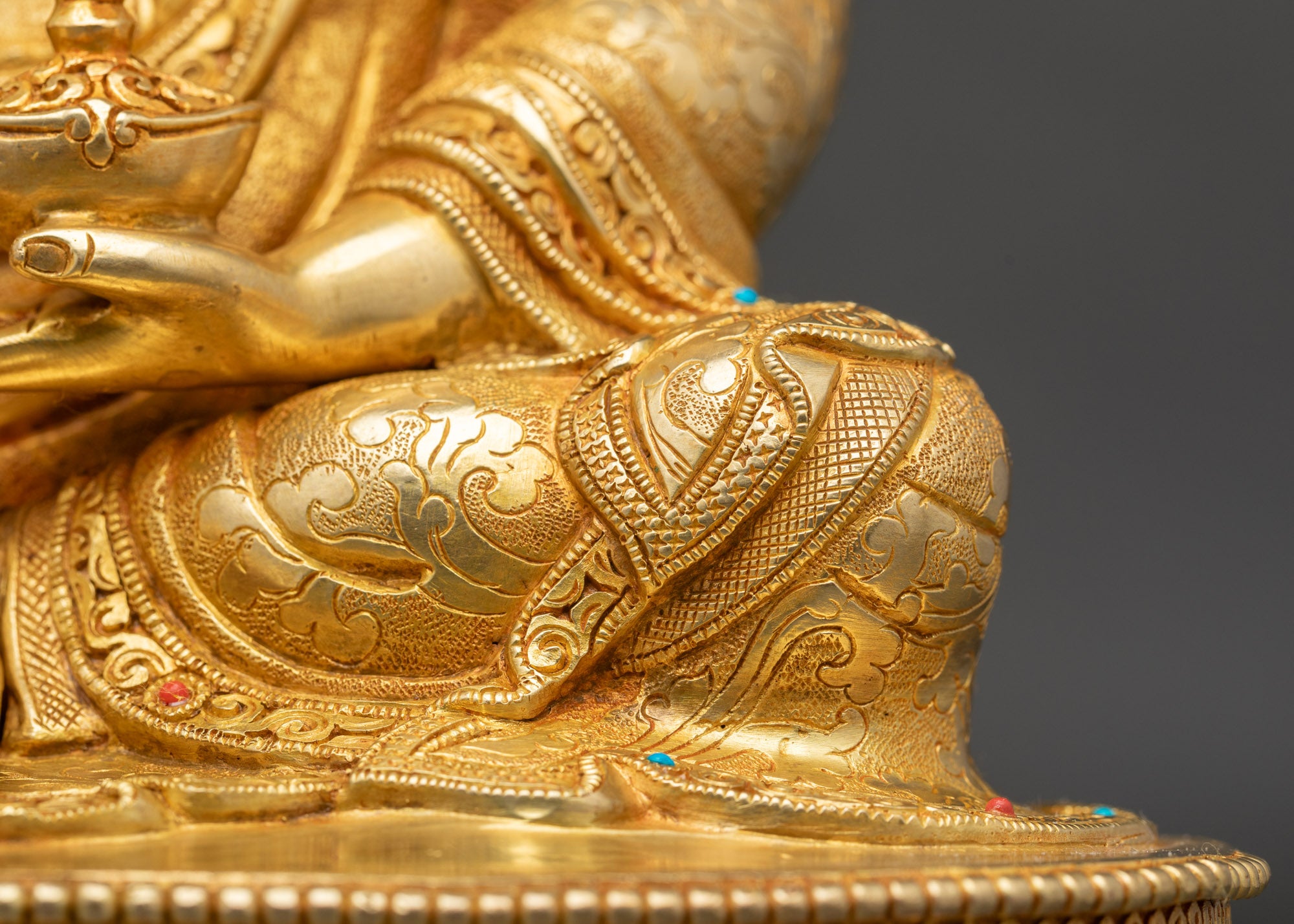 Guru Rinpoche Statue | Handicrafted Vajrayana Buddhist Sculpture
