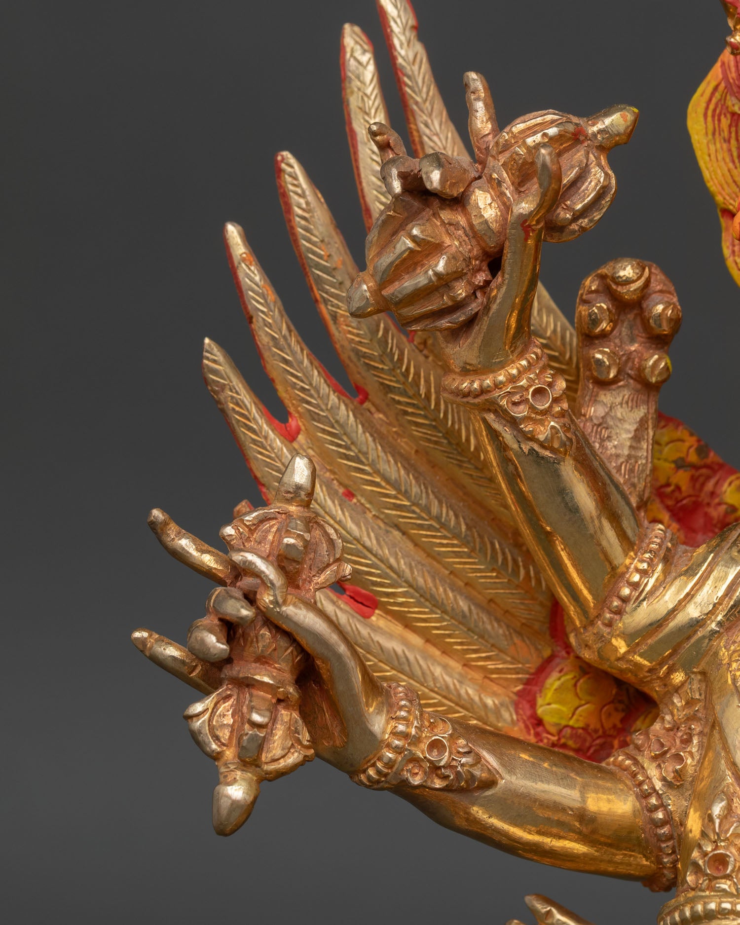 Vajrakilaya Statue | Buddhist Wrathful Deity of Protection