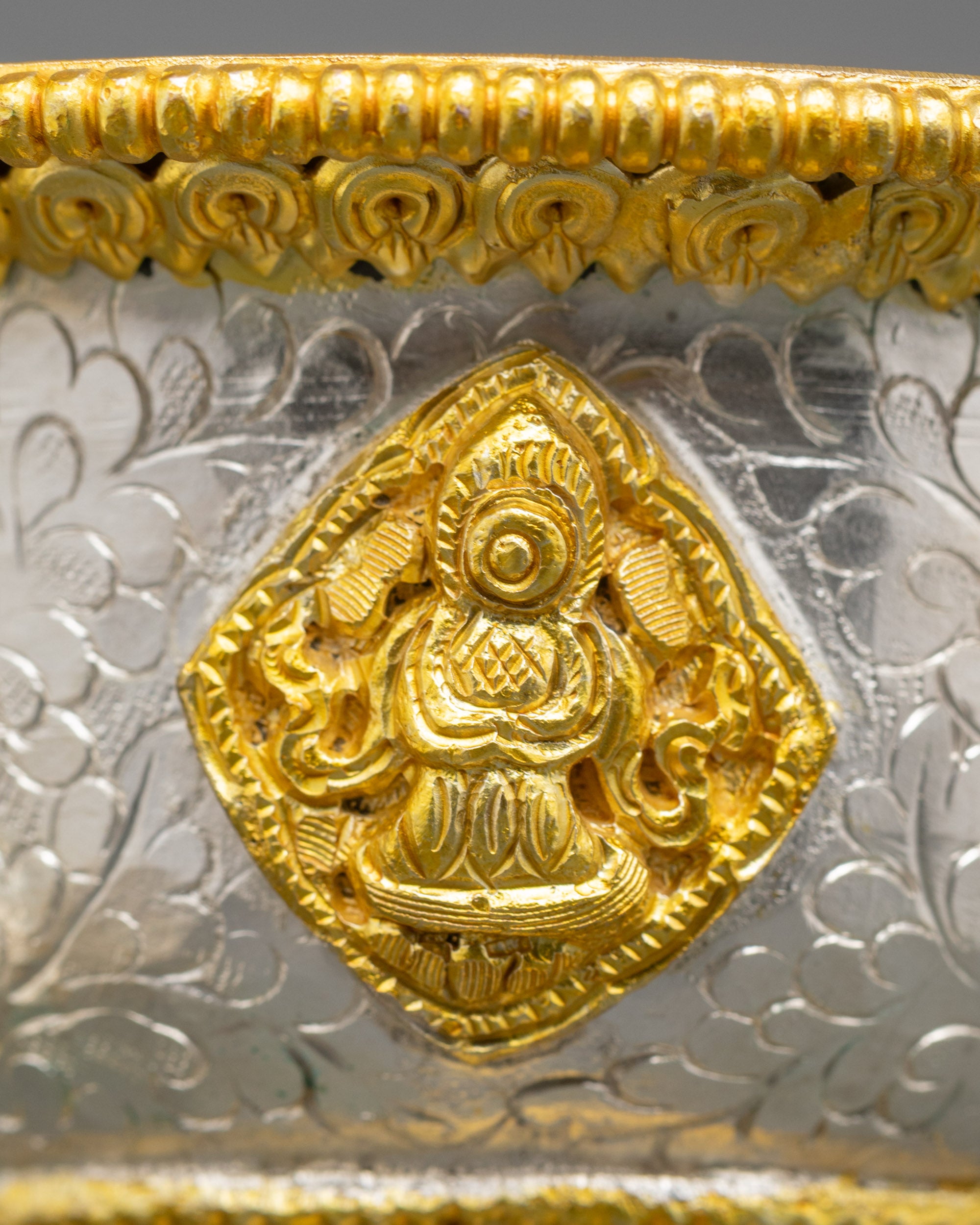 Serkyem Offering | Authentic Tibetan Altar Offering Vessel