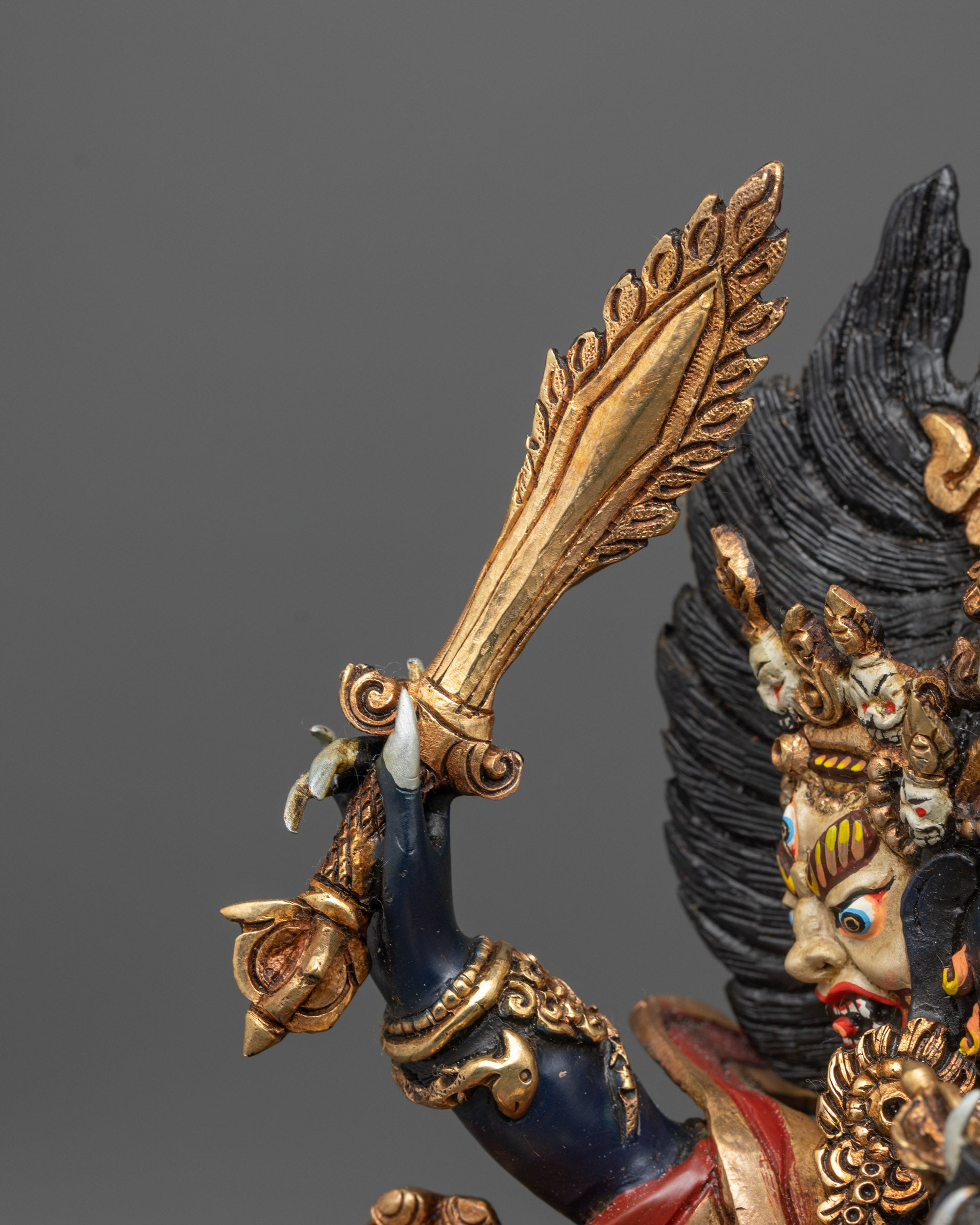 Chuchepa Mahakala Statue for Spiritual Protection