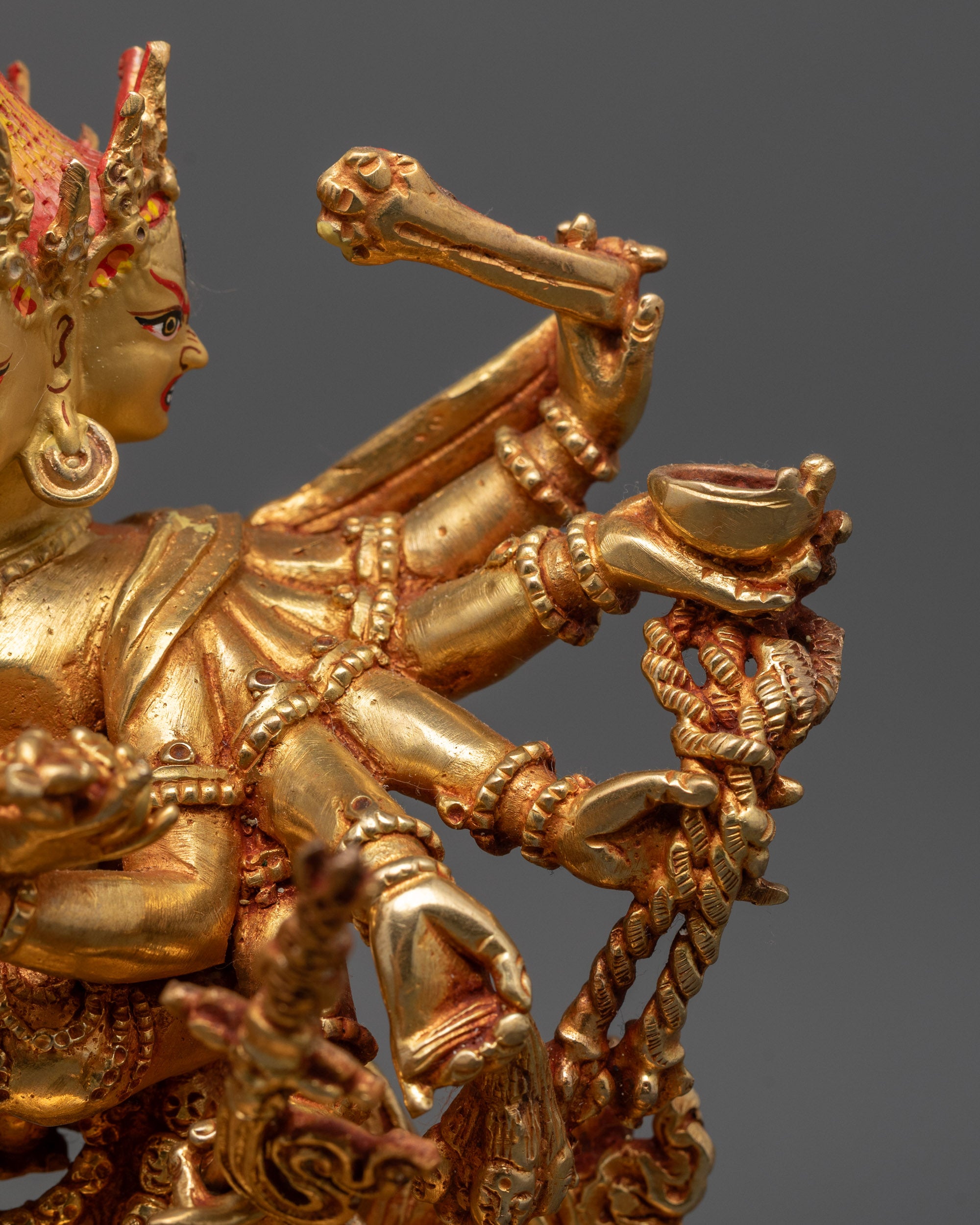 Chakrasamvara Statue | Traditional Buddhist Tantric Deity Sculpture