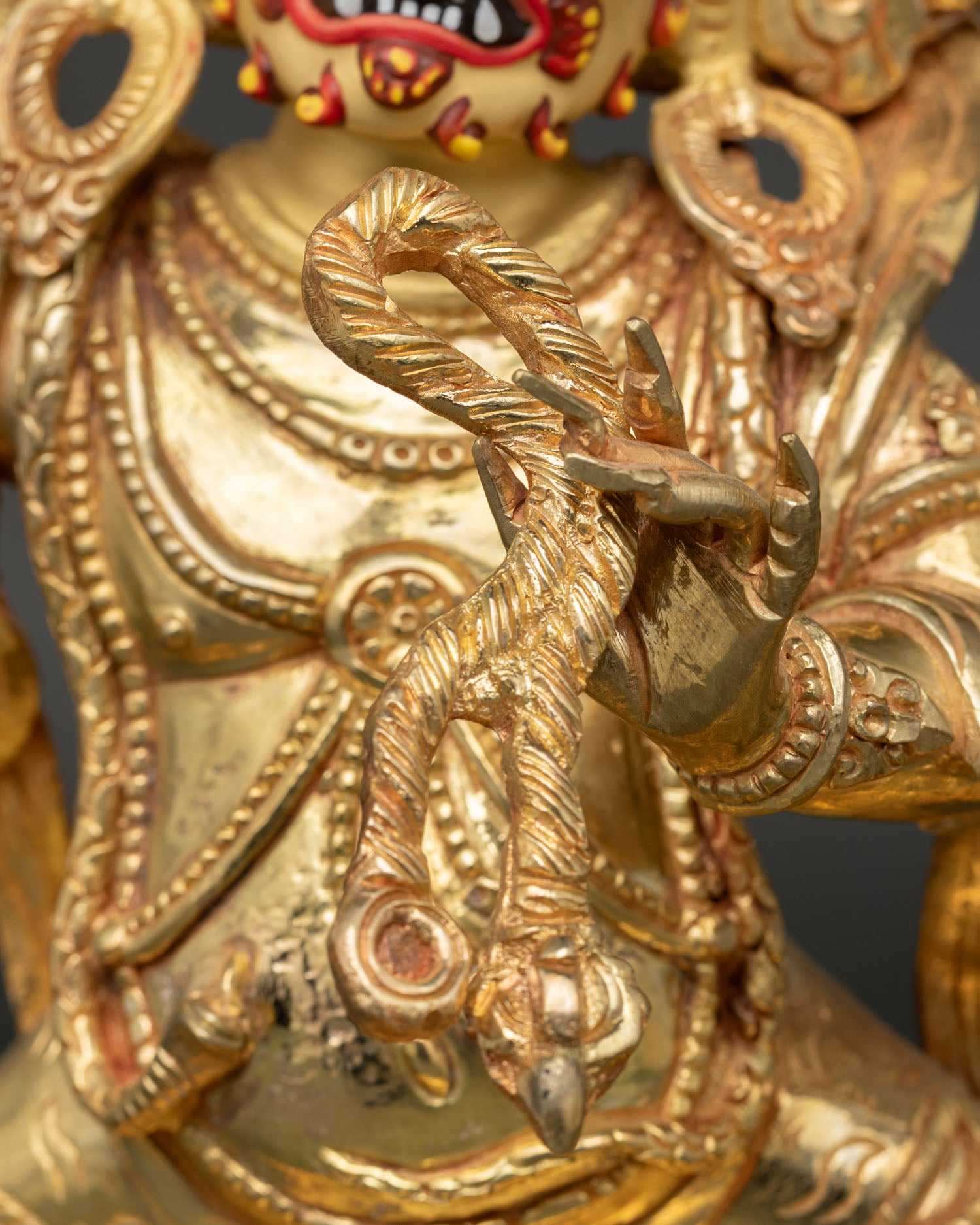 Thunderbolt Holder Vajrapani Statue | Handmade Nepalese Artwork