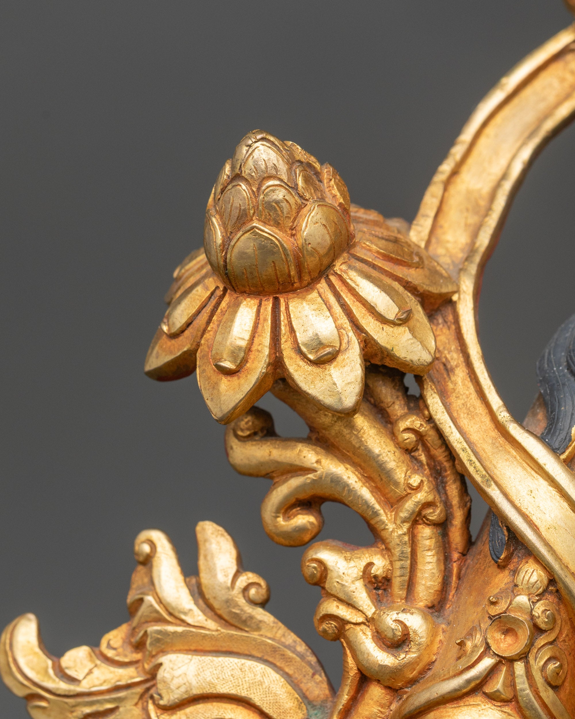 Golden Green Tara Statue – Tibetan Deity for Spiritual Guidance