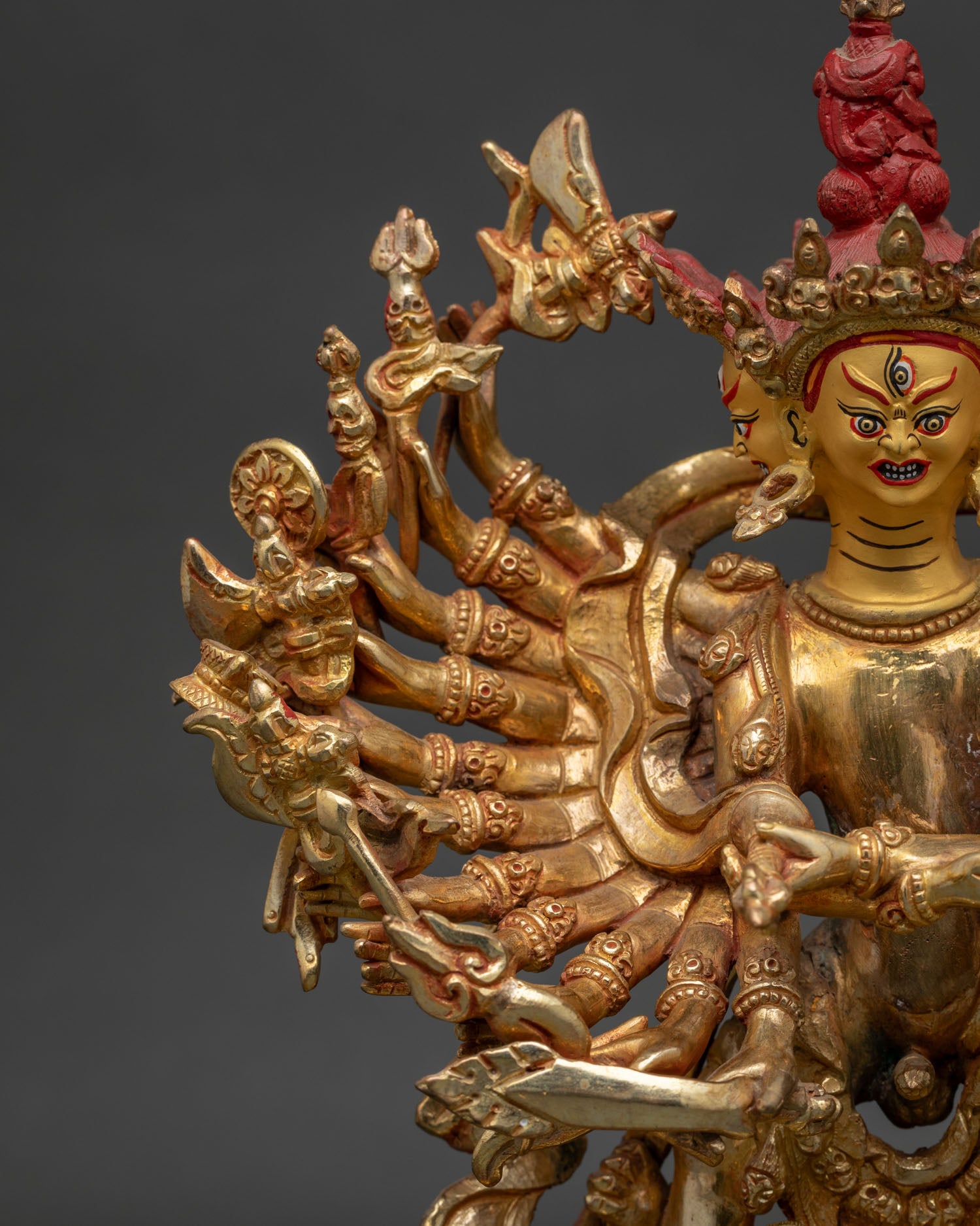 Kalachakra Statue | Tibetan Deity of Time and Cosmic Cycles