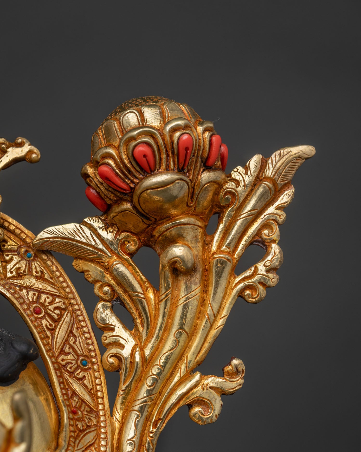 Buddhist Green Tara Statue — Traditional Nepalese Artistry