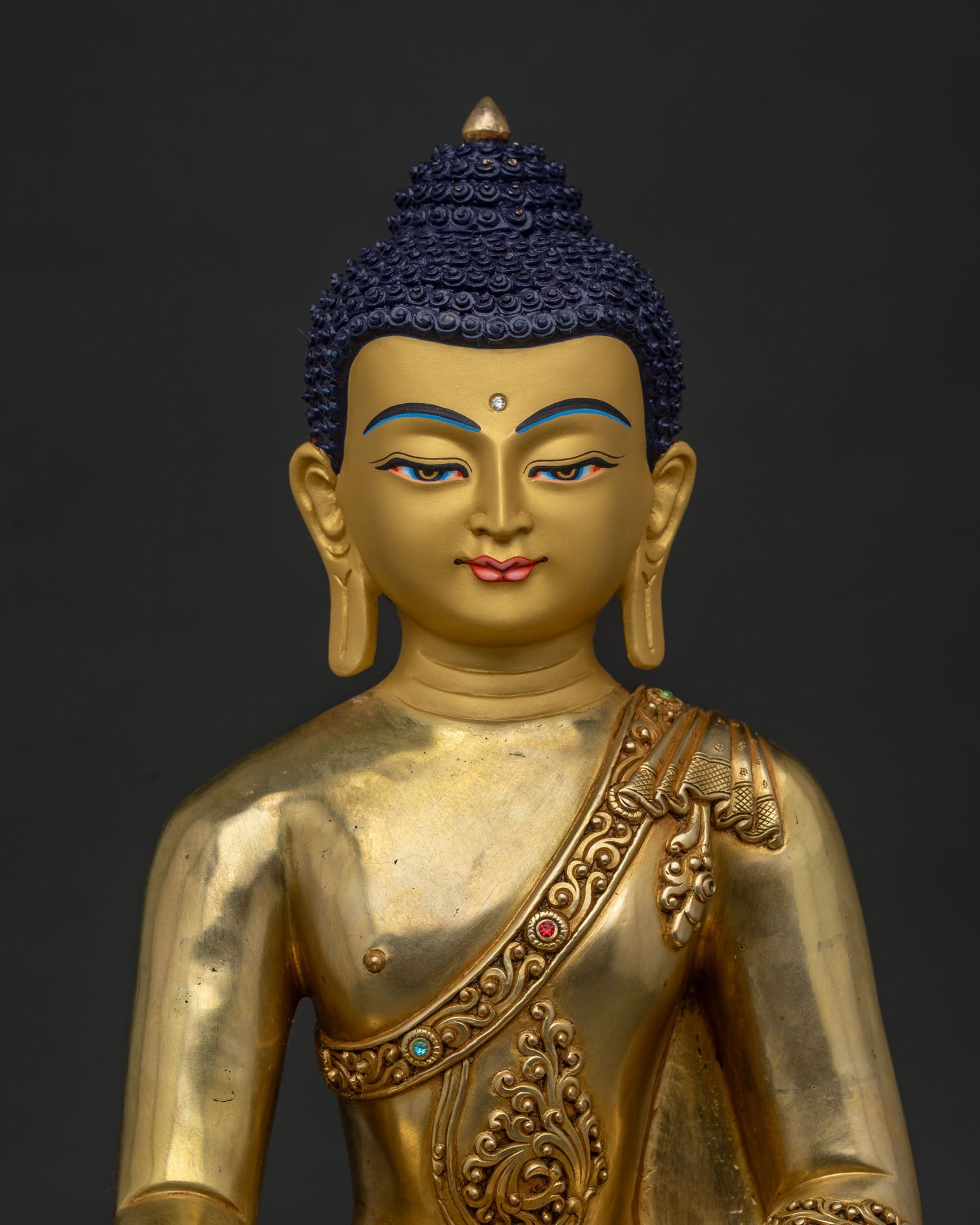 Enlightened Shakyamuni Buddha Statue for Deep Meditation