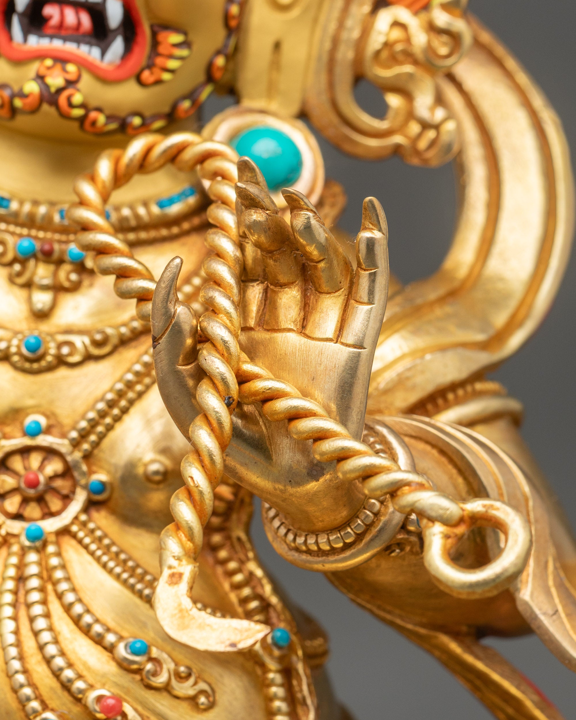 Vajrapani Buddhist Deity Statue | Lord of Thunderbolt Sculpture