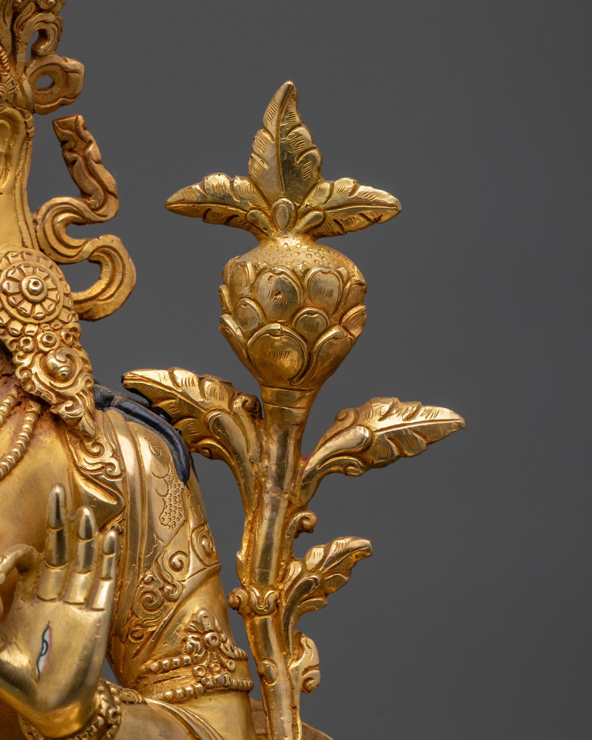 Handcrafted White Tara Statue | Nepalese Goddess of Compassion Idol