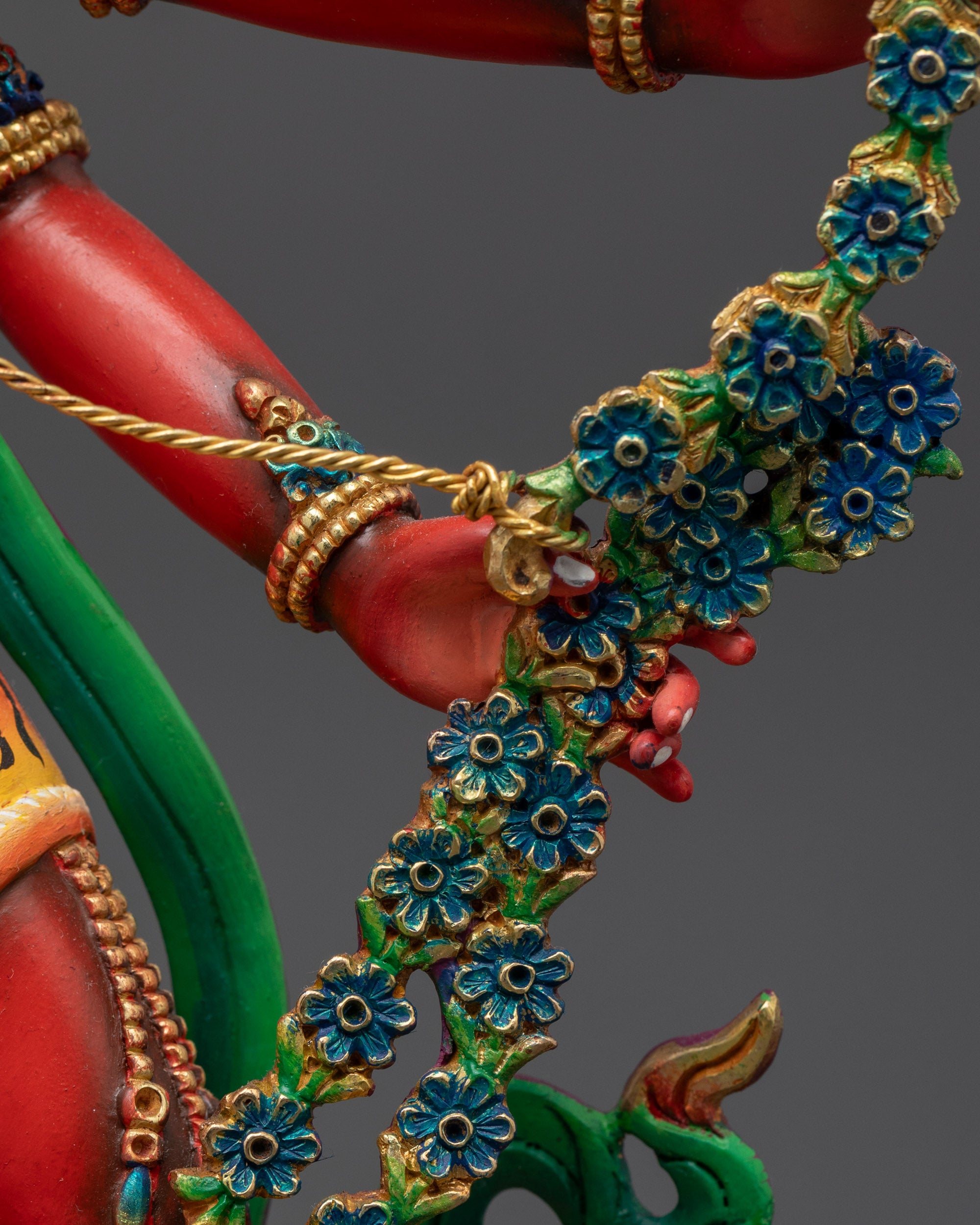 Traditional Red Kurukulla Sculpture | Handmade Goddess of Empowerment