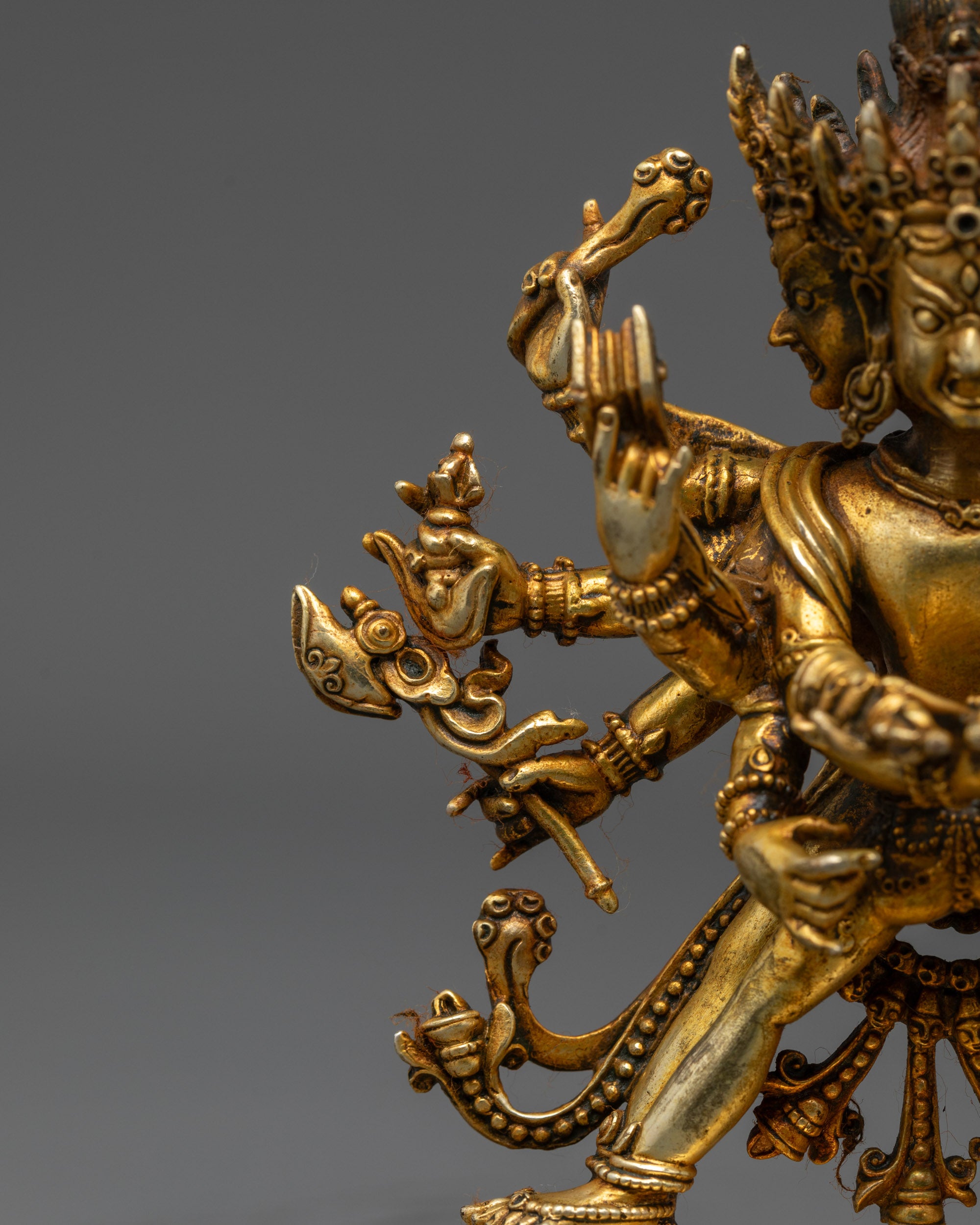 Exquisite Chakrasamvara Statue | Nepalese Artisan-Crafted Tantra Deity