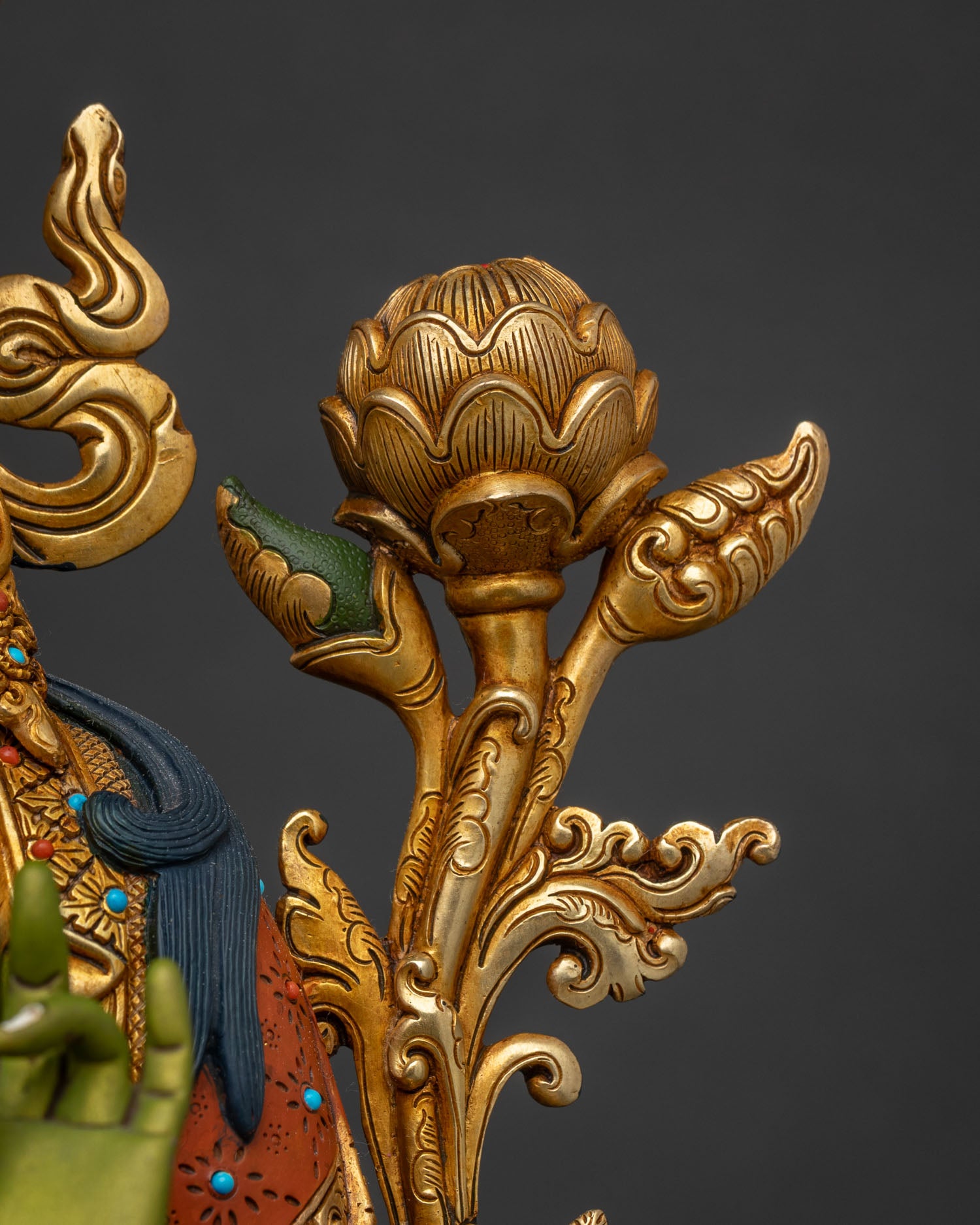 Green Tara Statue for Peace and Protection | Buddhist Deity Sculpture