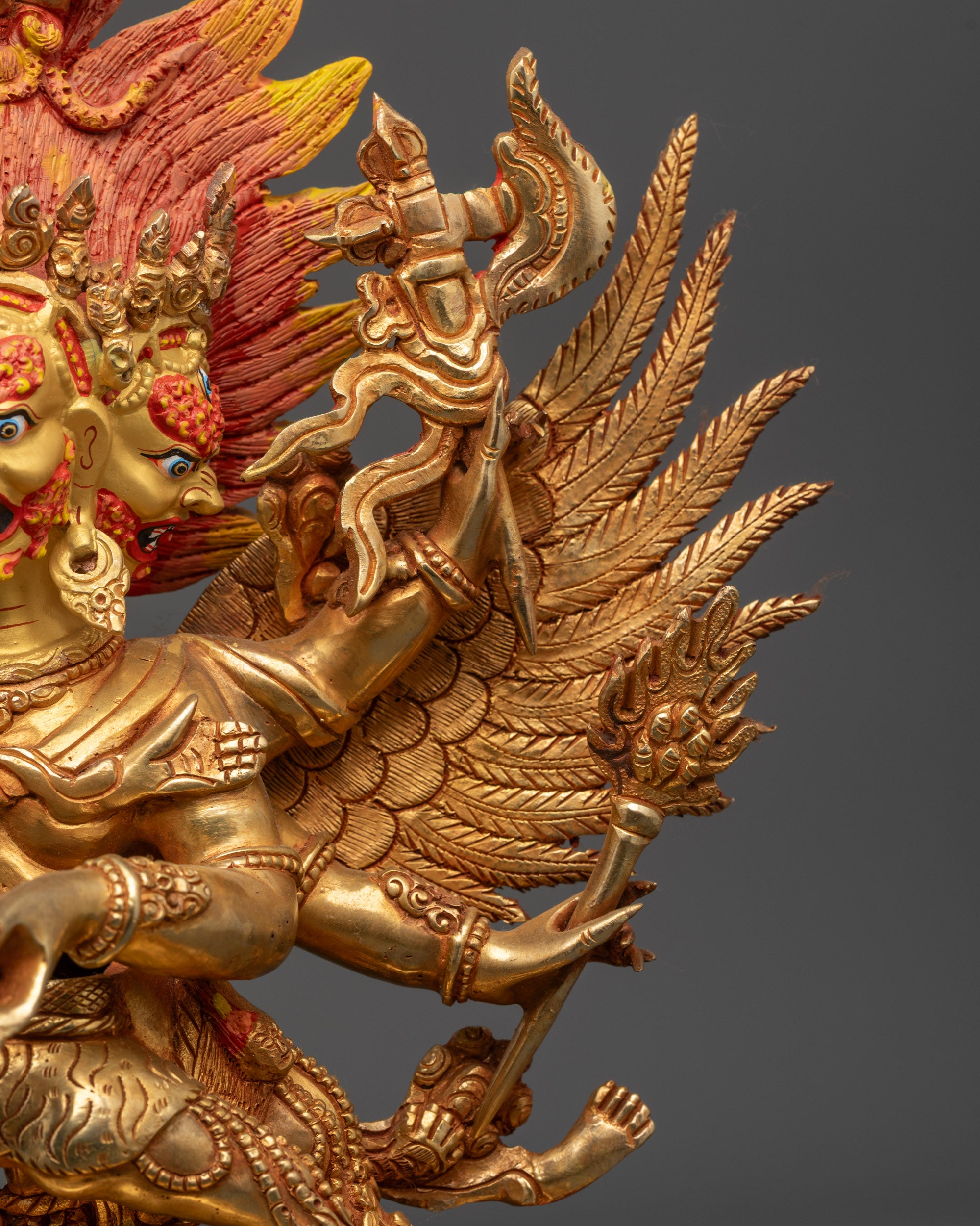 Handcrafted Hayagriva Statue | Wrathful Deity for Protection & Wisdom