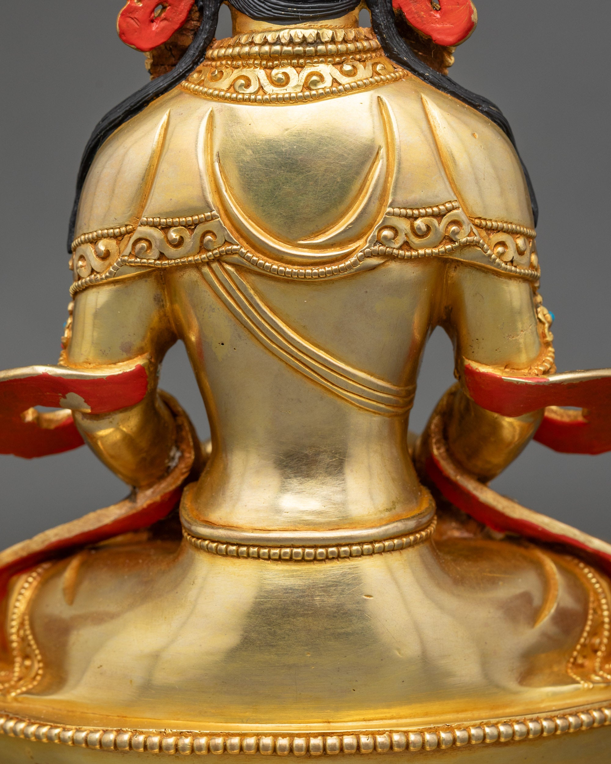 Amitayus Buddha Statue | Handmade Nepalese Buddhist Art for Longevity