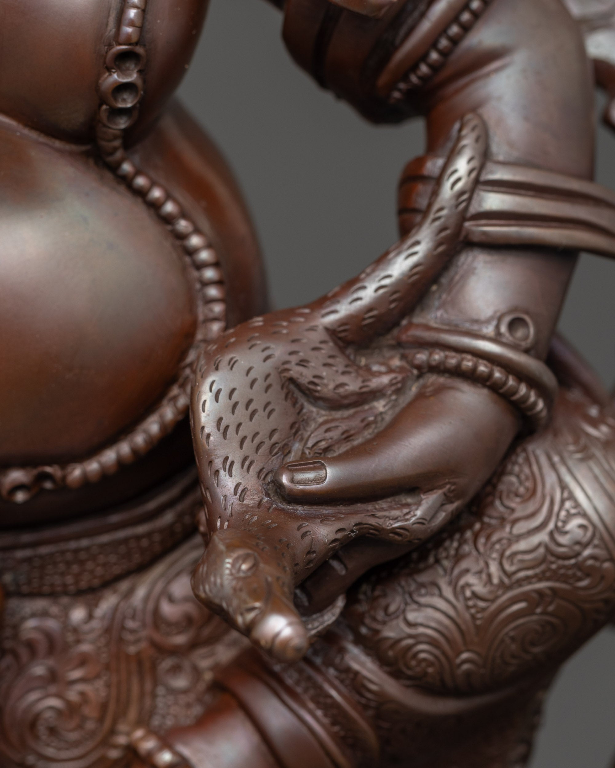 White Dzambhala Statue