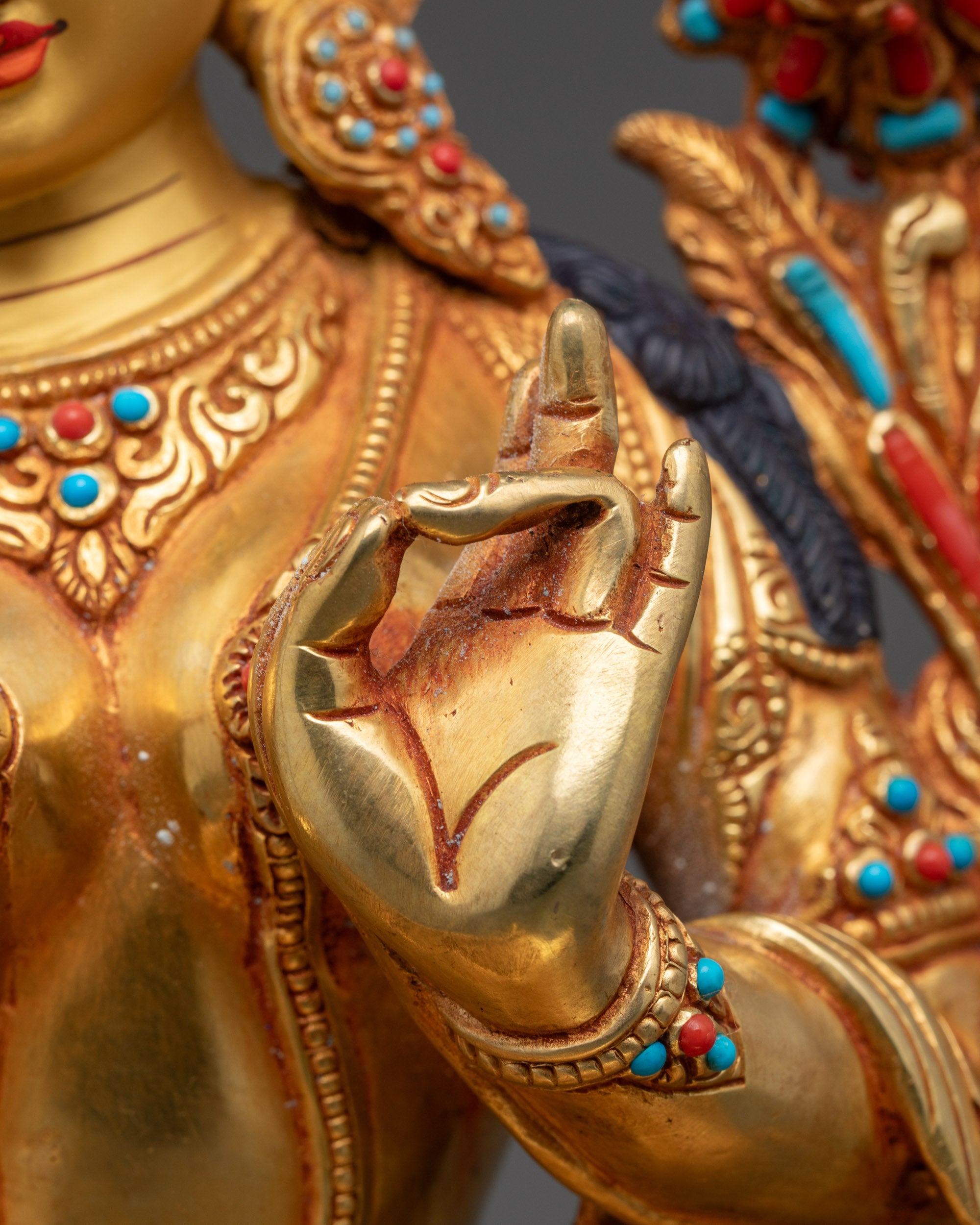 Jetsun Drolma Statue | Nepalese Hand-Carved Goddess of Protection