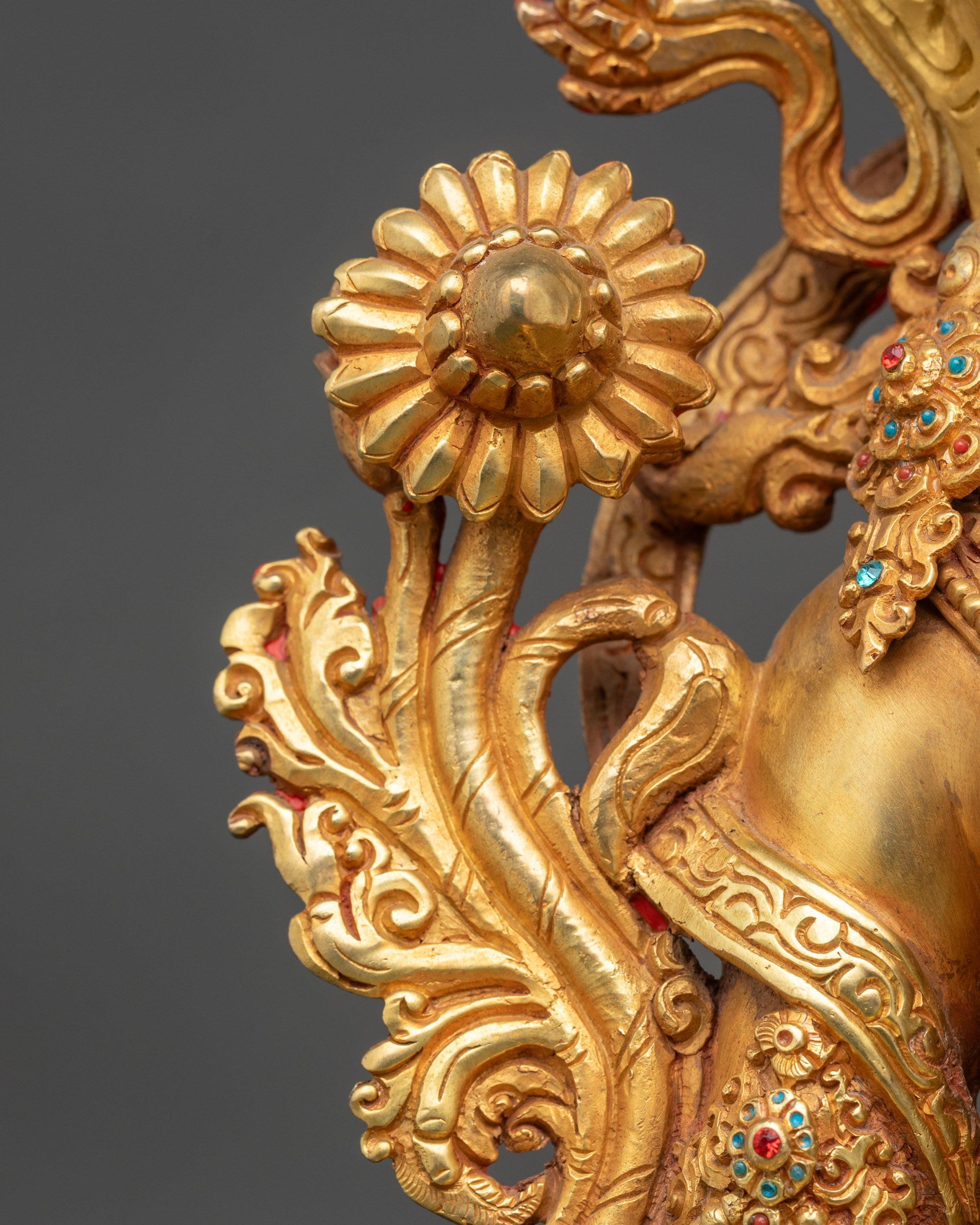 Goddess White Tara Sculpture - Symbol of Healing and Compassion