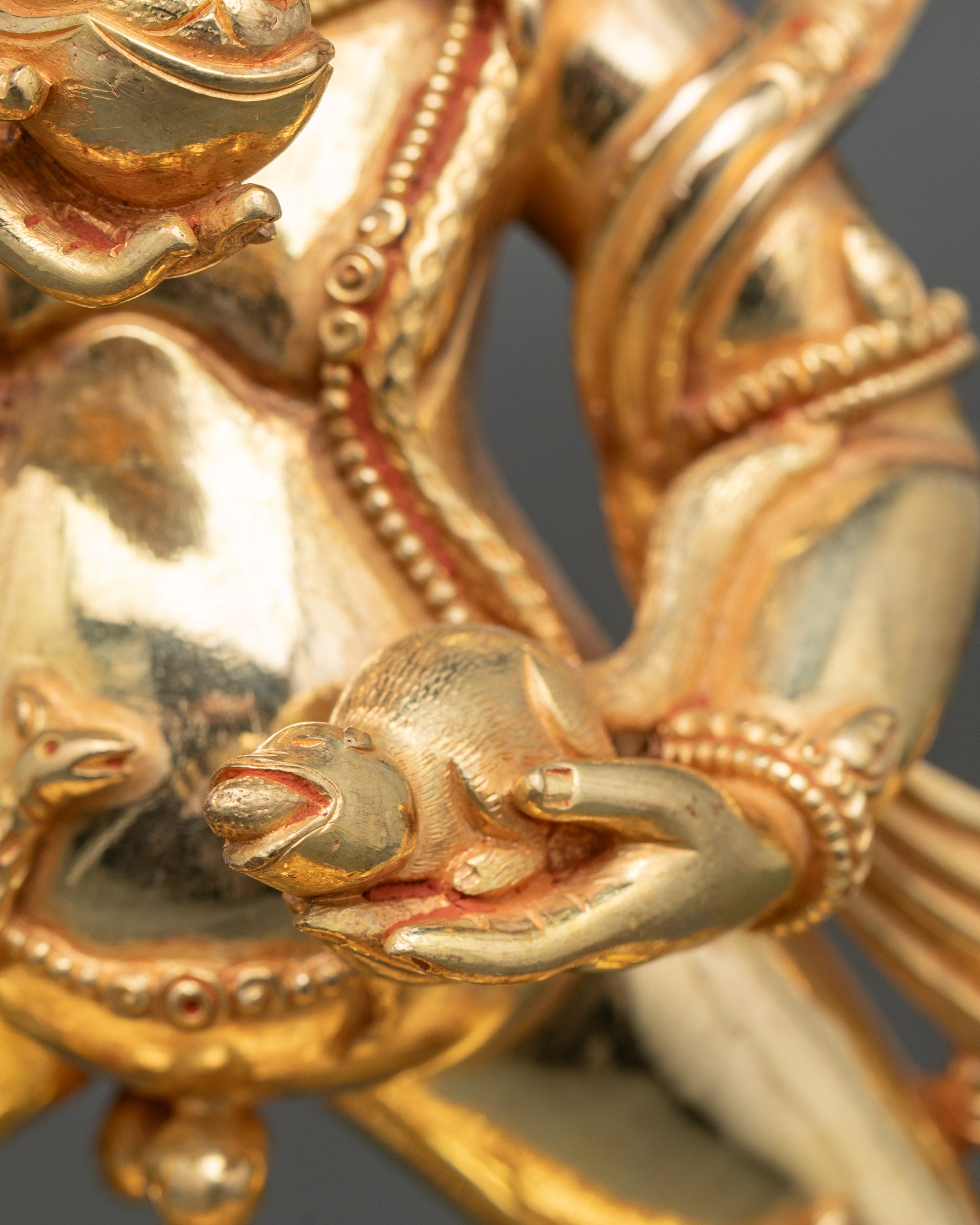 Black Dzambhala Statue – Tibetan Deity of Protection & Abundance