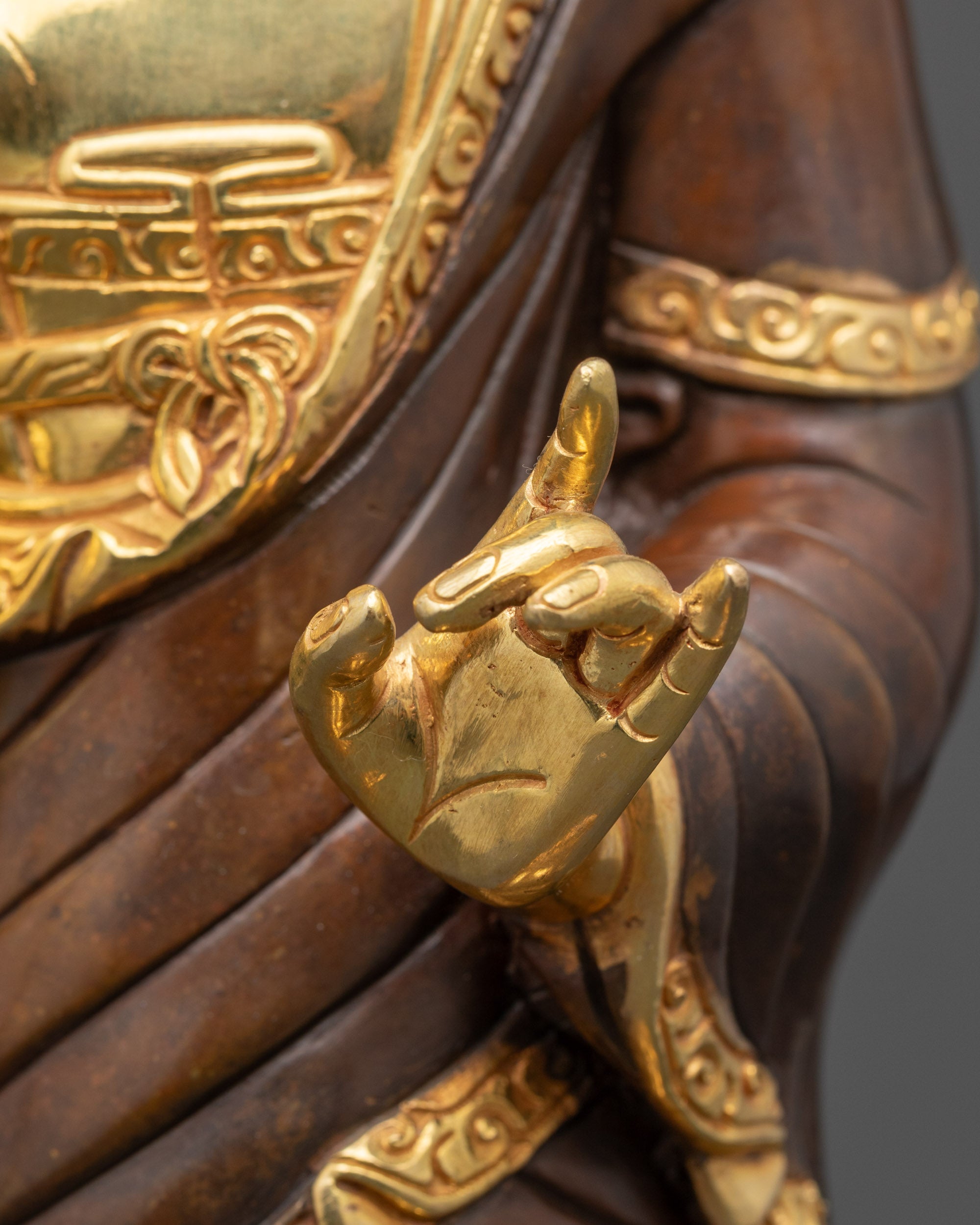 Gautama Buddha and Disciples Statue | Traditional Buddhist Sculpture