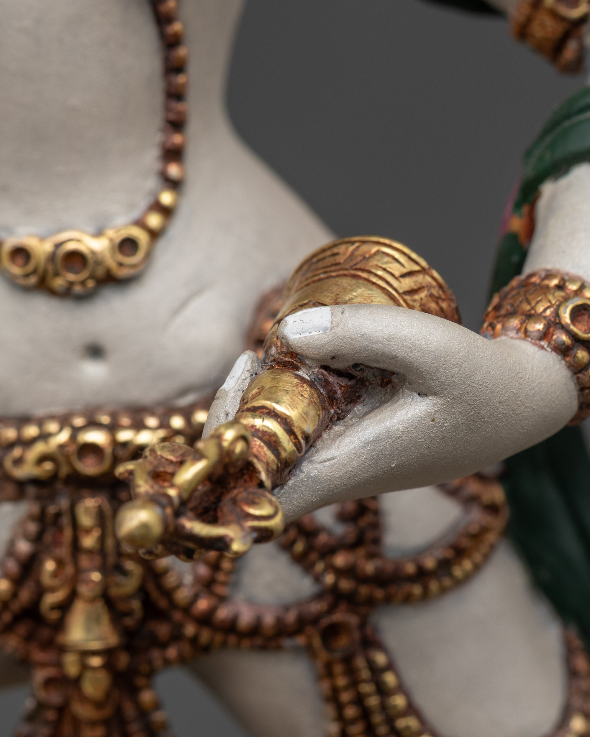 Tibetan Standing Machig Labdron Statue | Enlightened Feminine Energy