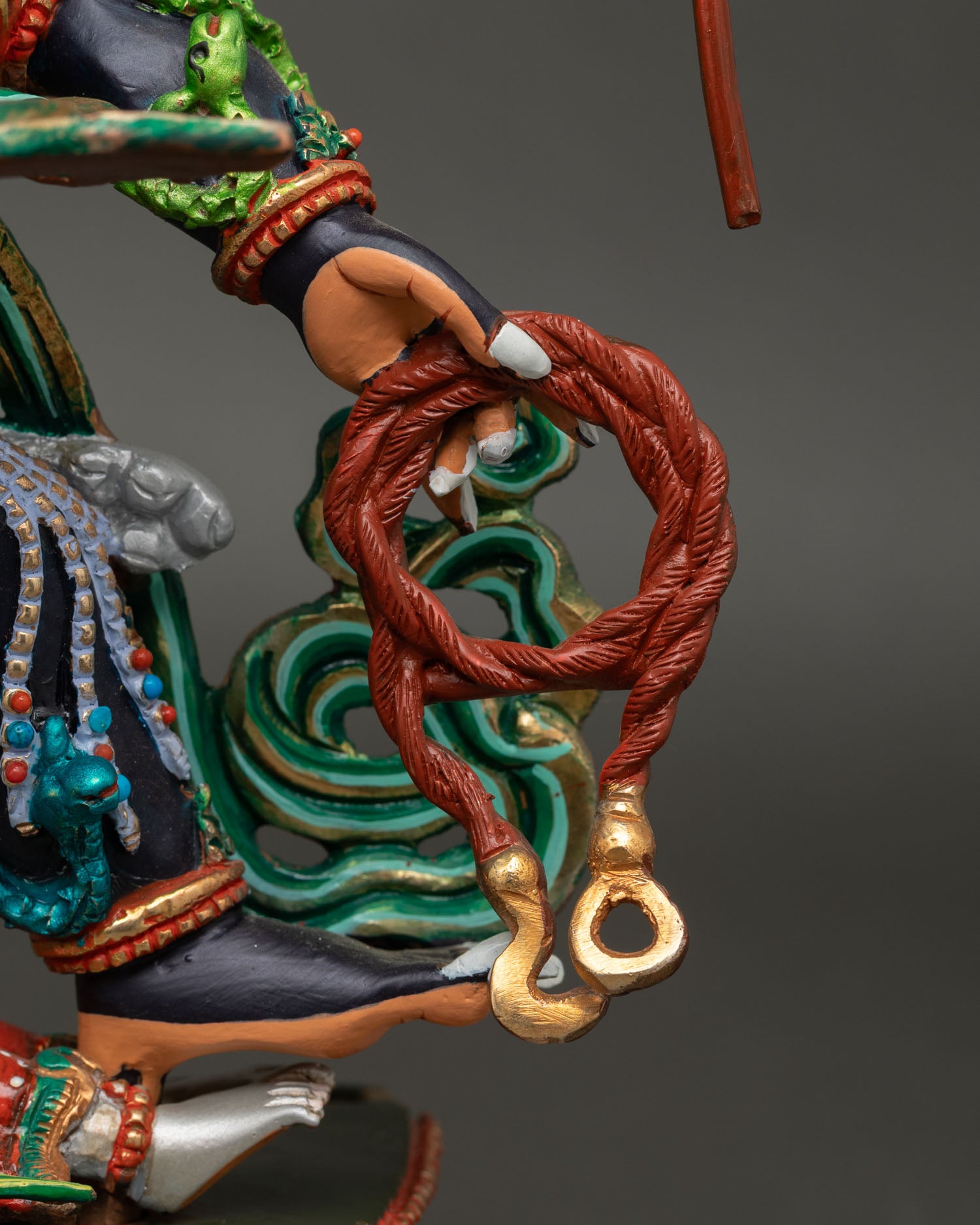 Six Arm Mahakala Statue | Authentic Tibetan Protector Artwork