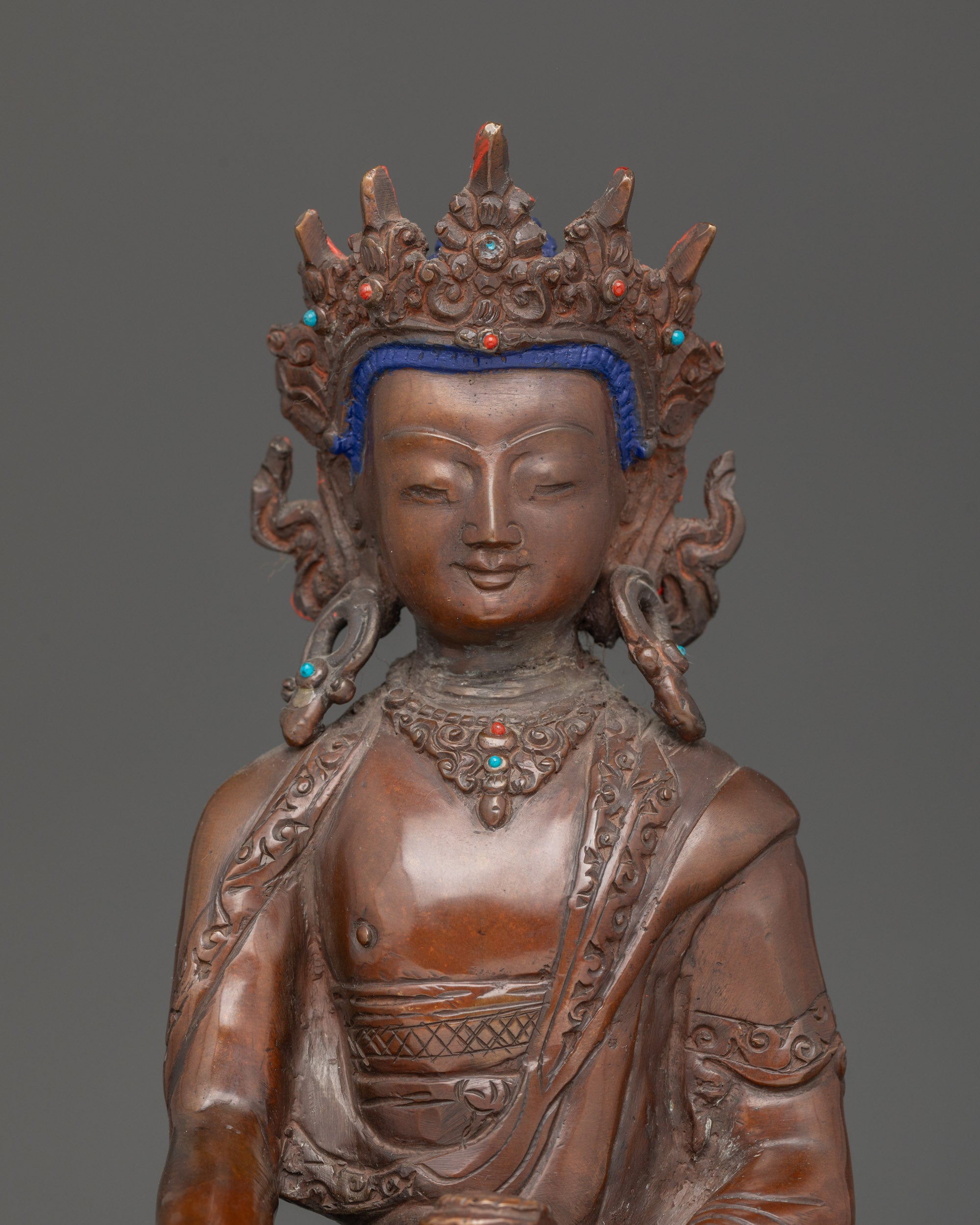 Crown Shakyamuni Buddha Statue