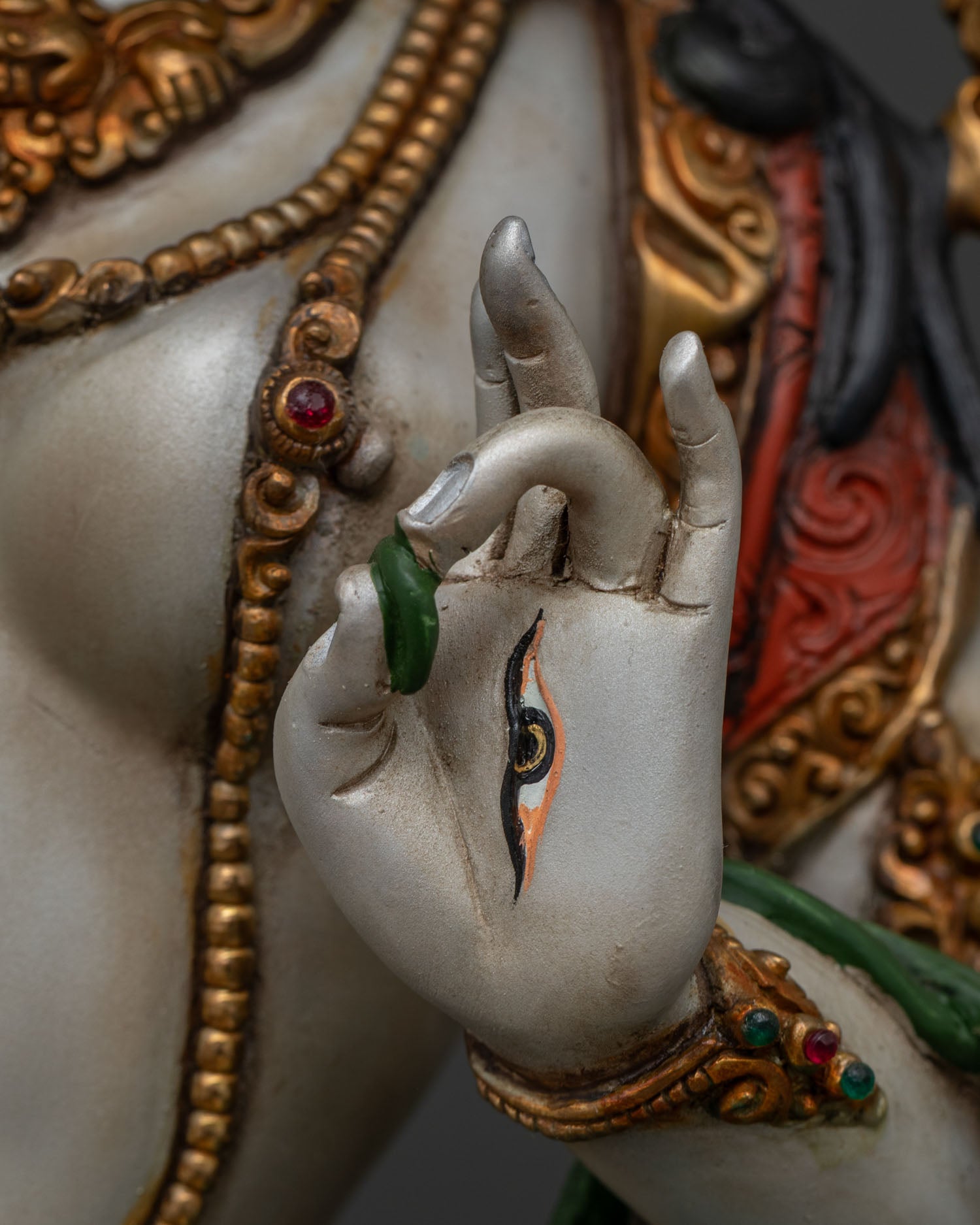 White Tara Statue | Compassionate Female Buddha