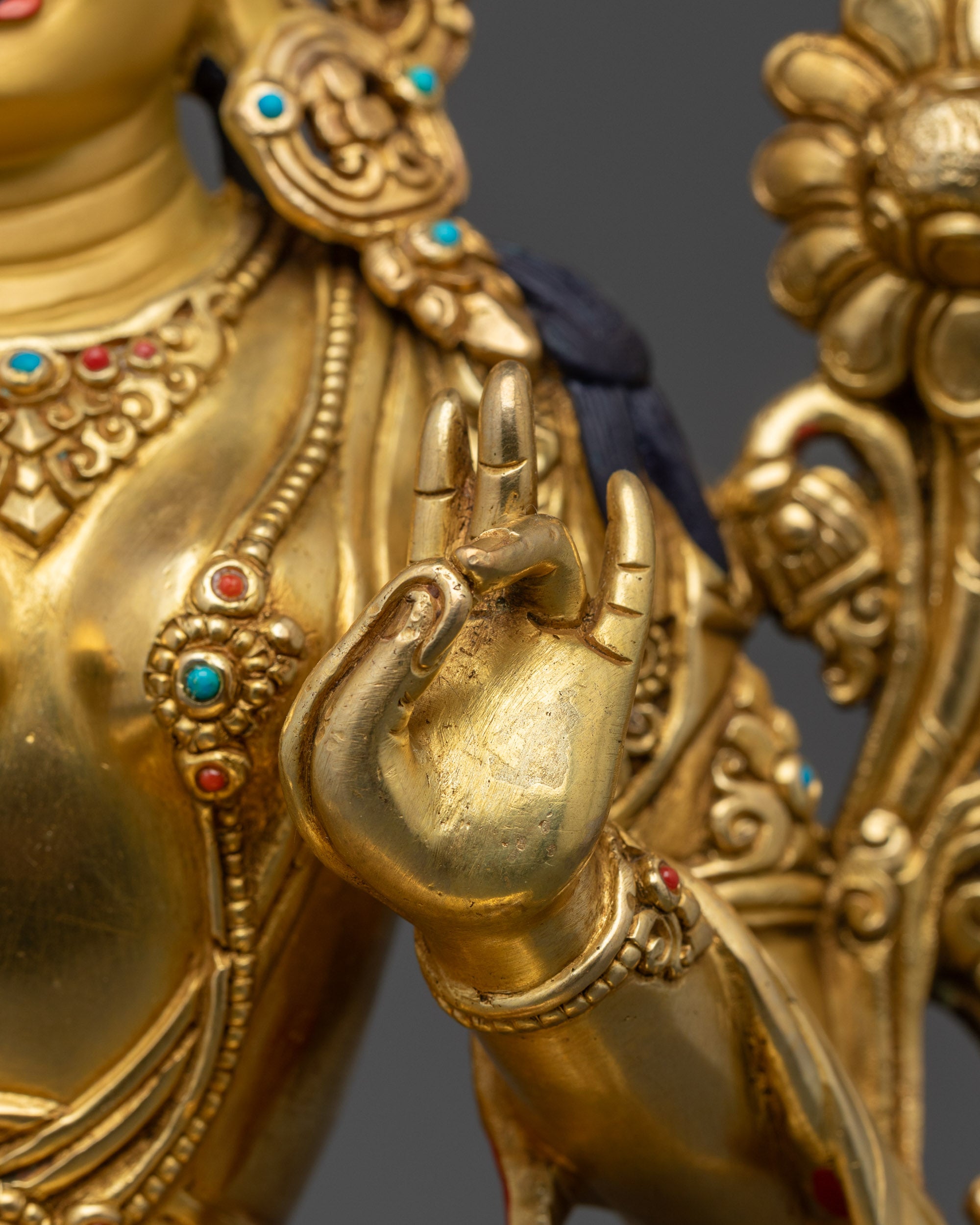 Divine Green Tara Statue | Nepalese Handcrafted Goddess of Compassion