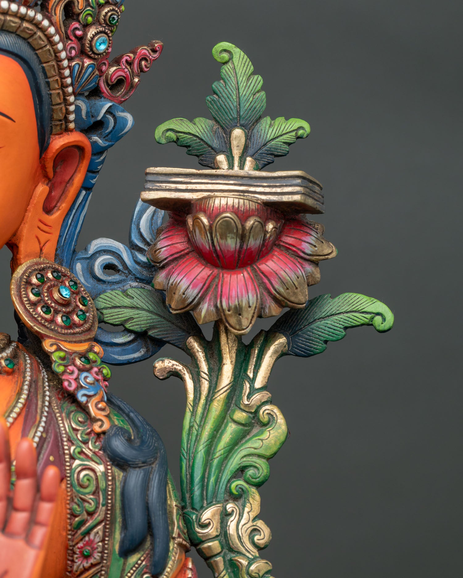 Six Bodhisattva Statue Set | Handpainted Nepali Buddhist Statues