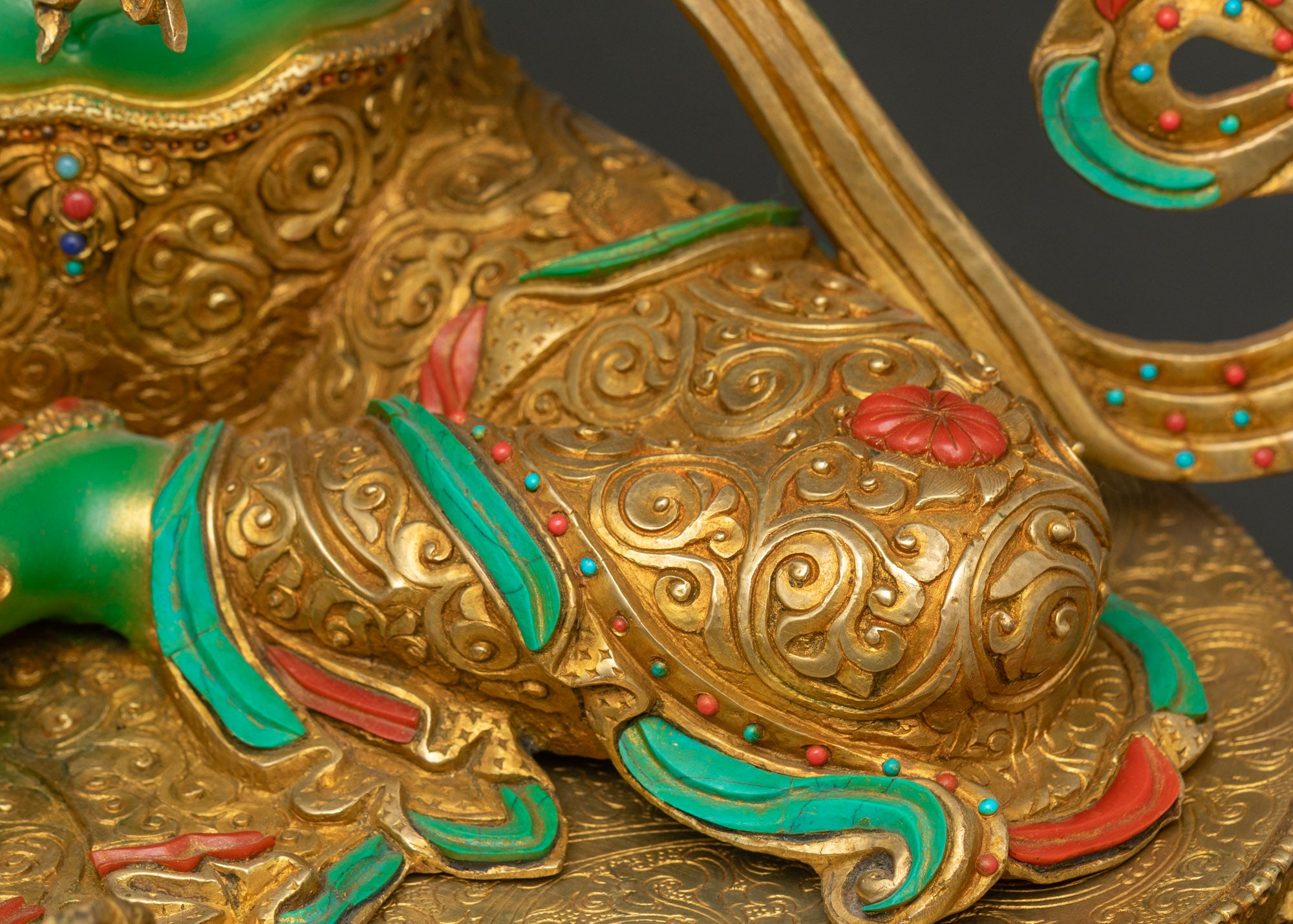 Green Tara Statue | Traditional Buddhist Art for Sacred Space