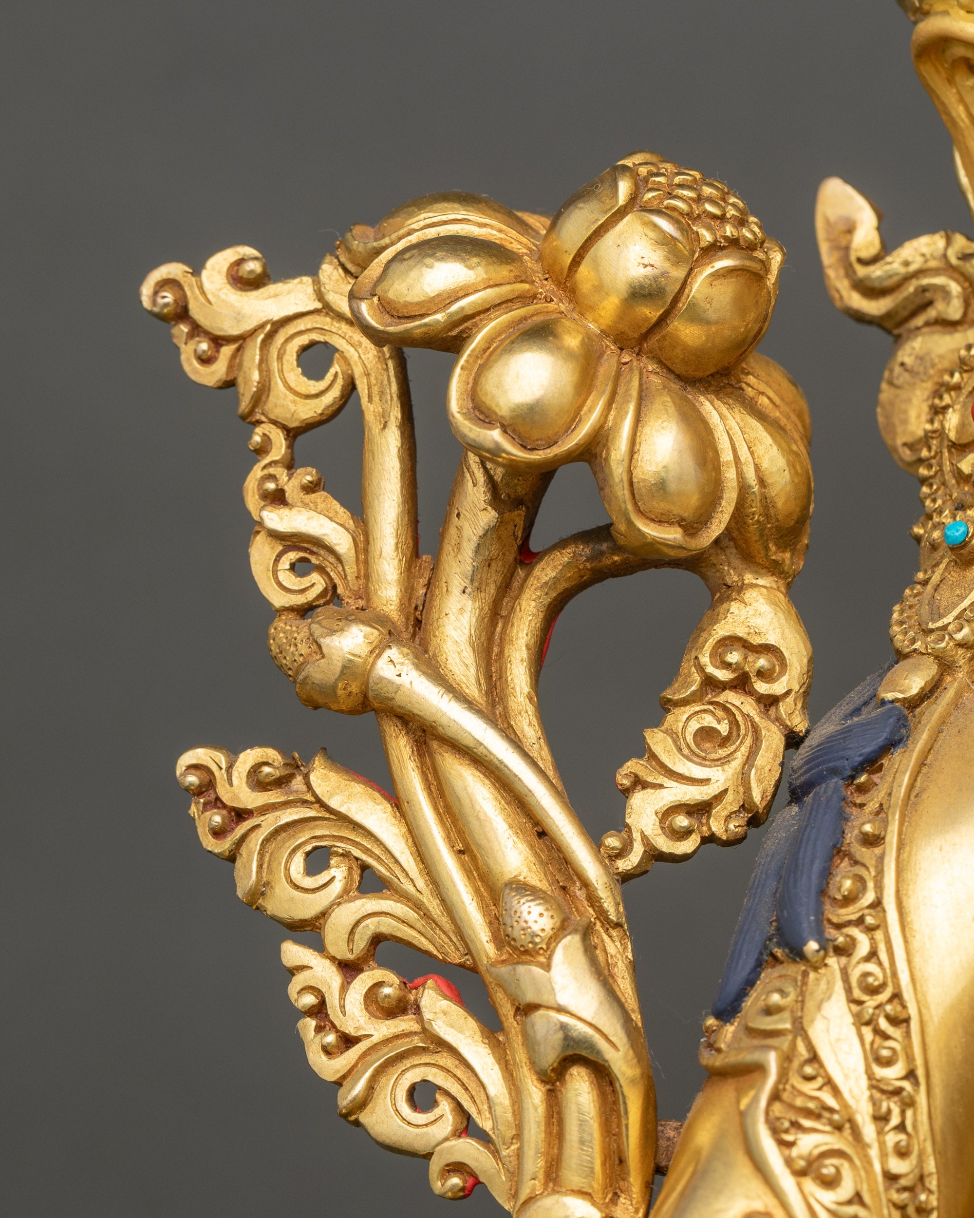 Goddess White Tara Statue | Handcrafted Buddhist Altar from Nepal