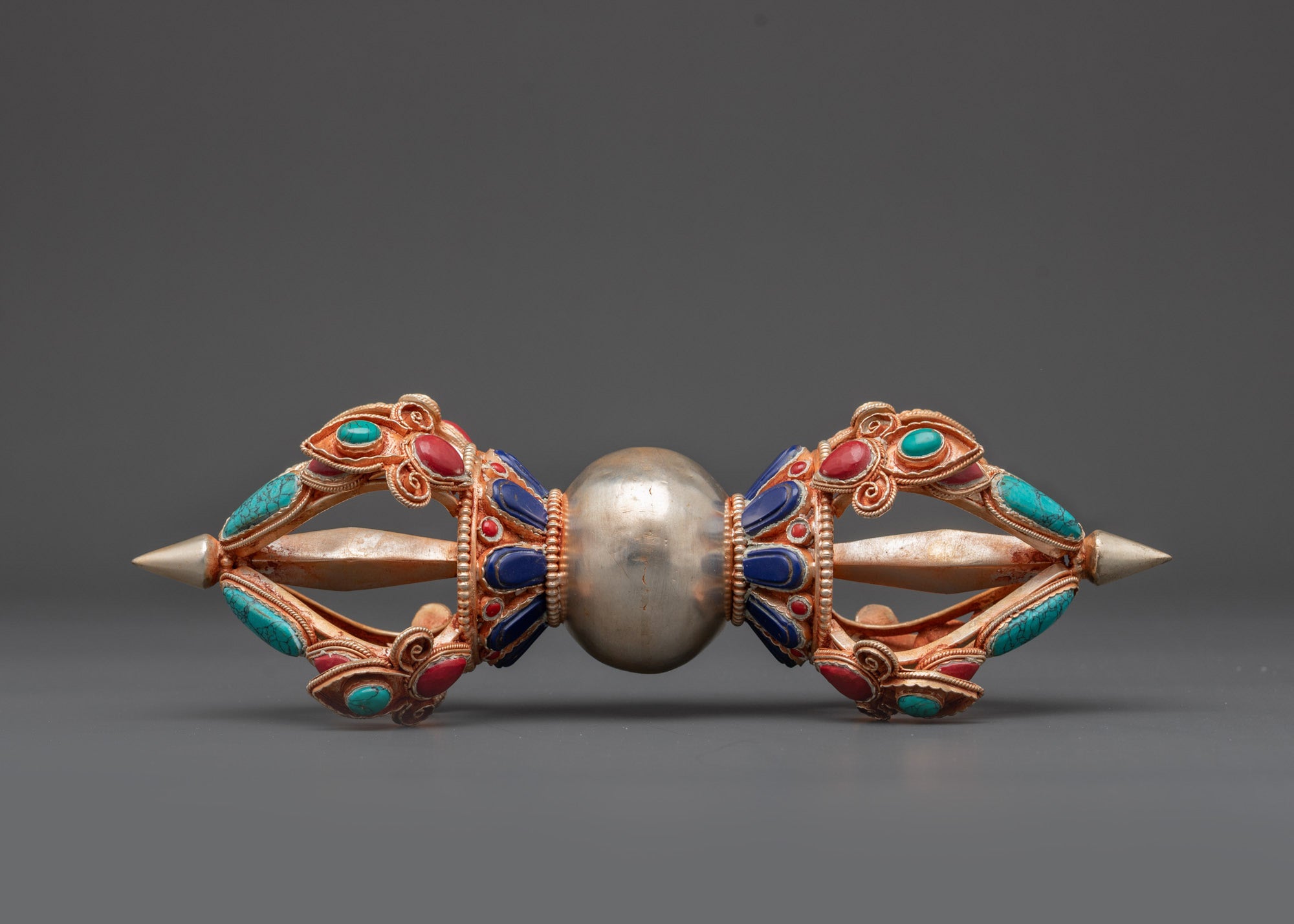 Traditional Tibetan Vajra | Ceremonial Ritual Object for Meditation