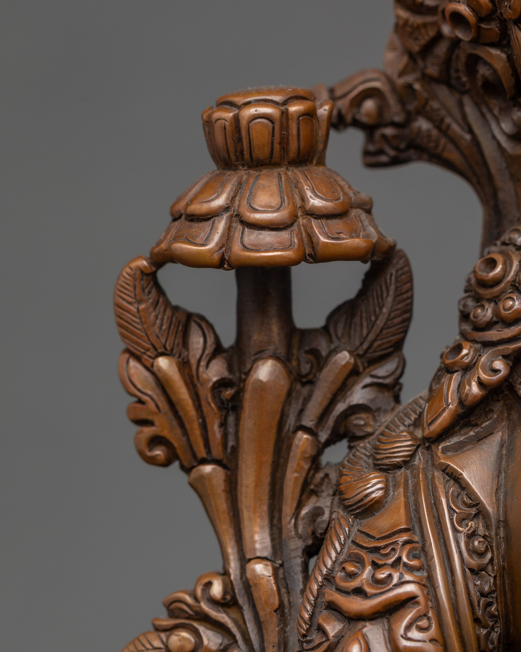 Green Tara Meditation Art | Handcrafted Nepalese Copper Statue
