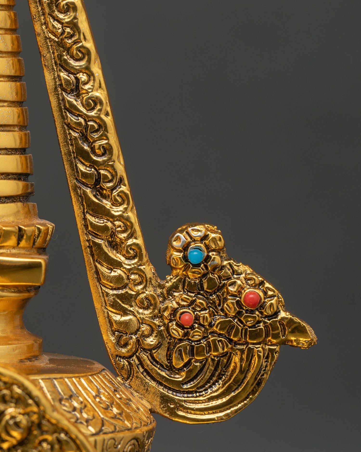 Shakyamuni Buddha Stupa | Sacred Traditional Copper Stupa