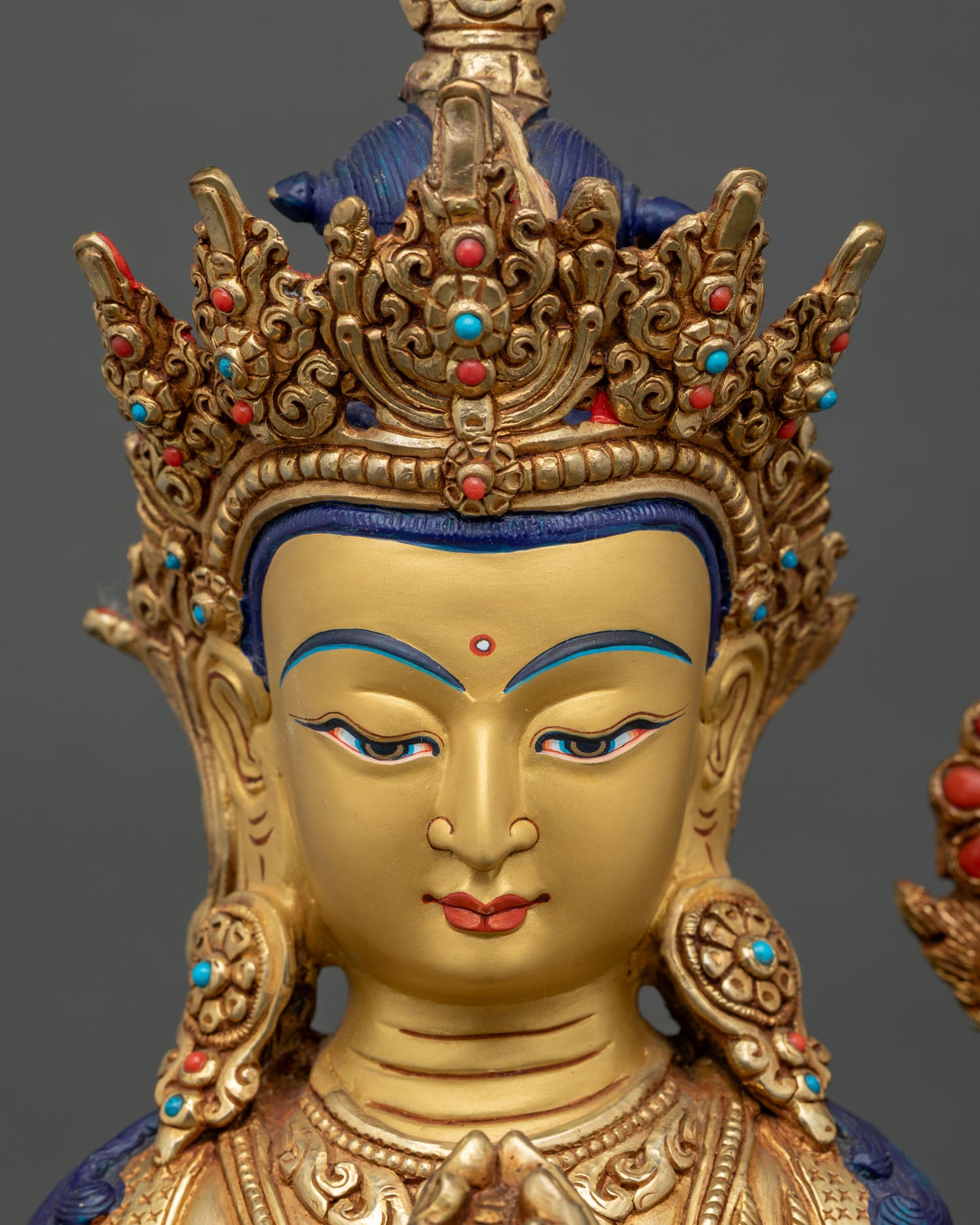 Four-armed Avalokiteshvara Statue | Divine Lord Who Gazes Down