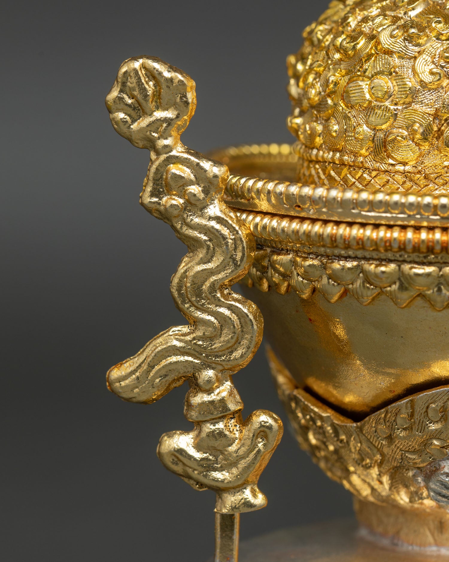 Tibetan Kapala Set | Traditional Buddhist Ritual Skull Cup