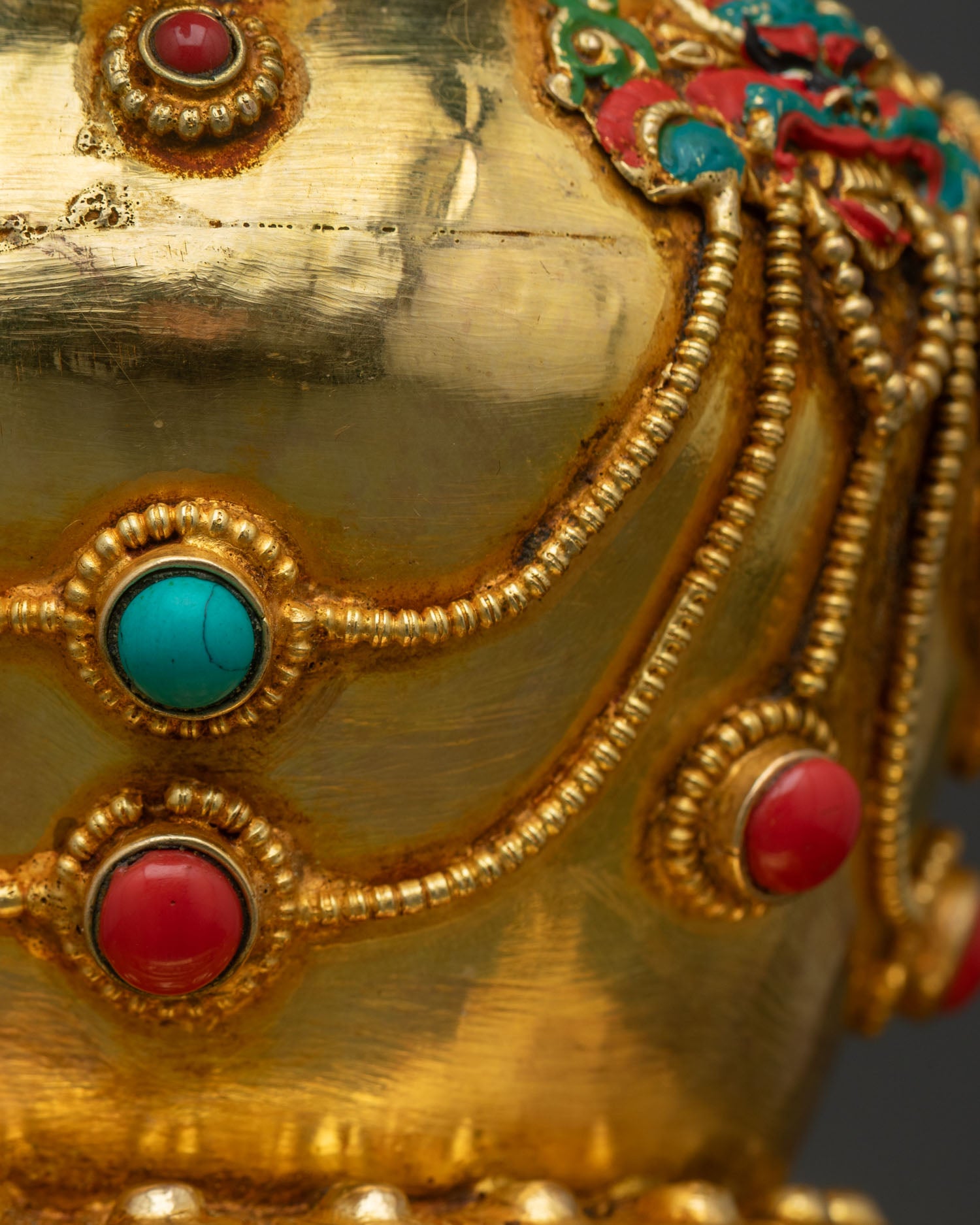 Handcrafted Tibetan Stupa | Buddhist Shrine Decor from Nepal