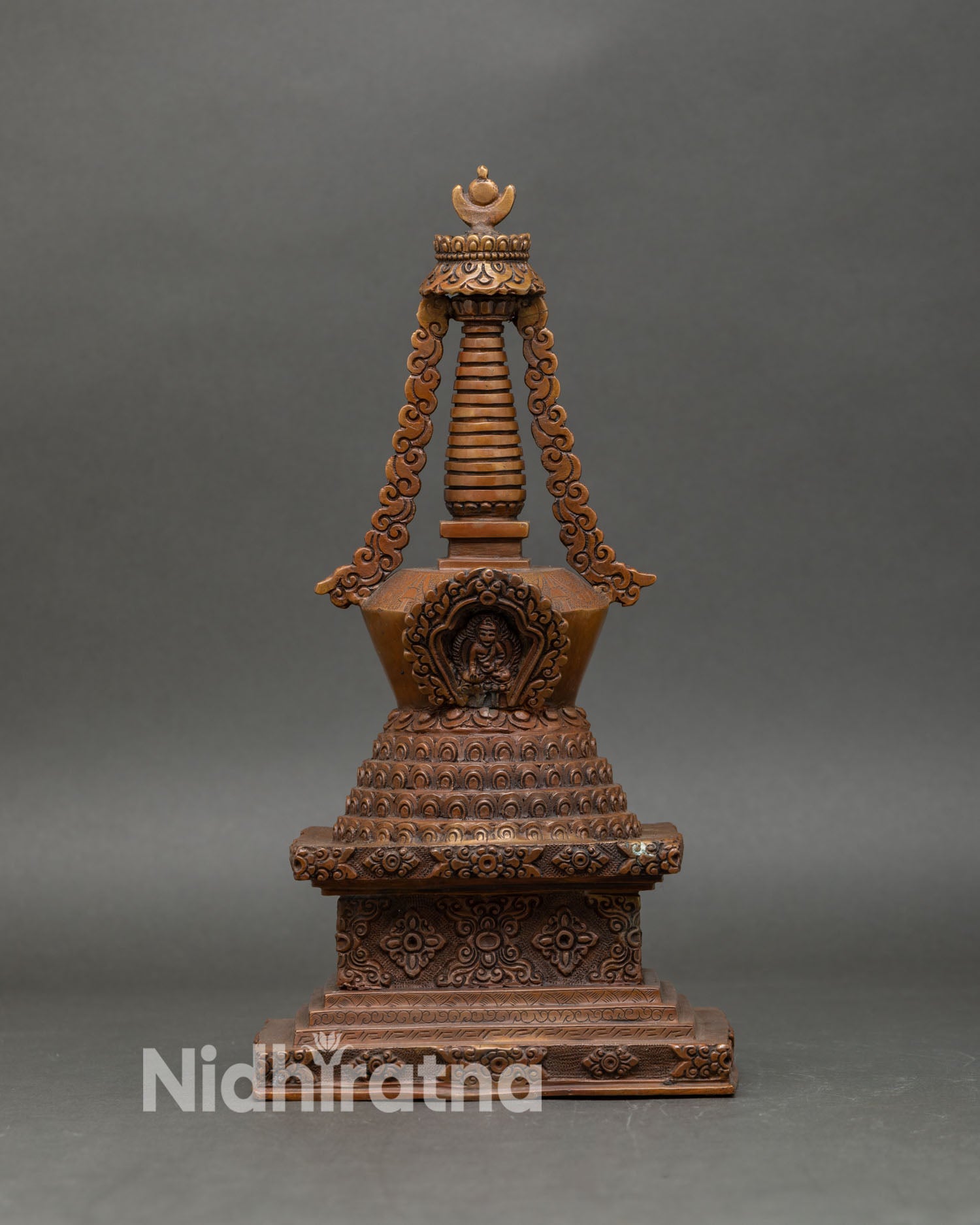 Eight Stupas of Buddha | Sacred Buddhist Shrine Set from Nepal