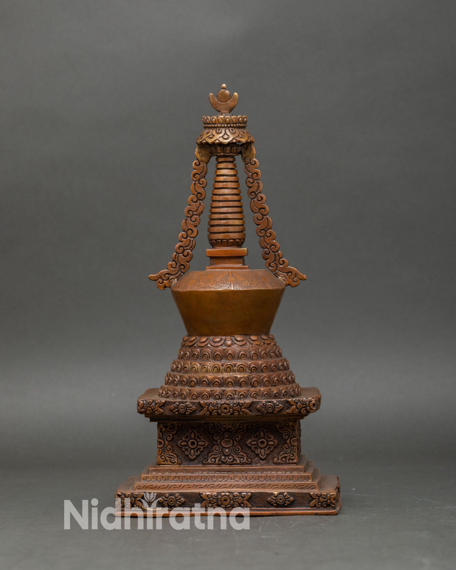 Eight Stupas of Buddha | Sacred Buddhist Shrine Set from Nepal