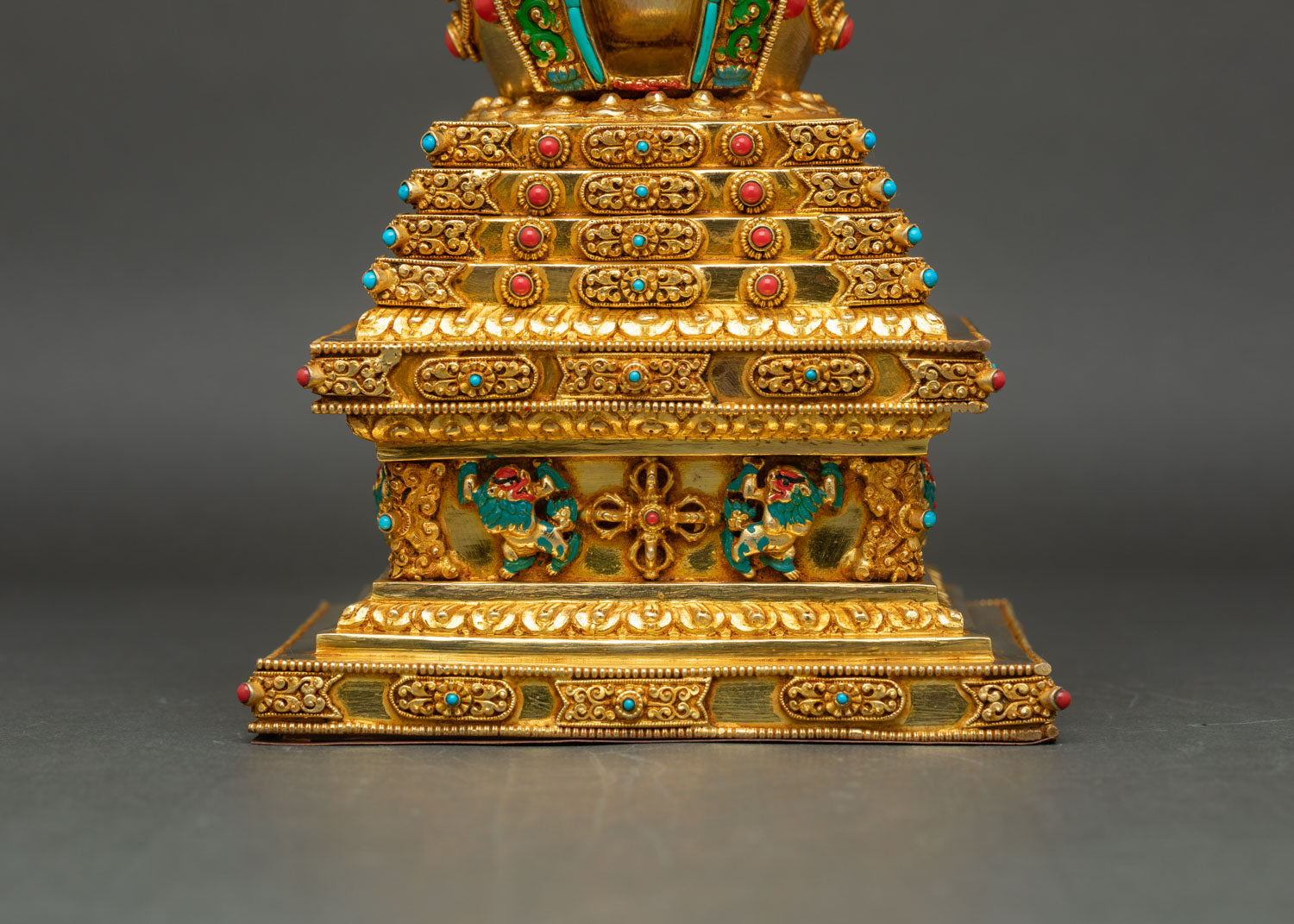 Handcrafted Tibetan Stupa | Buddhist Shrine Decor from Nepal