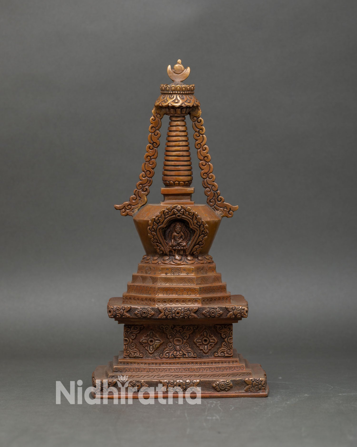 Eight Stupas of Buddha | Sacred Buddhist Shrine Set from Nepal