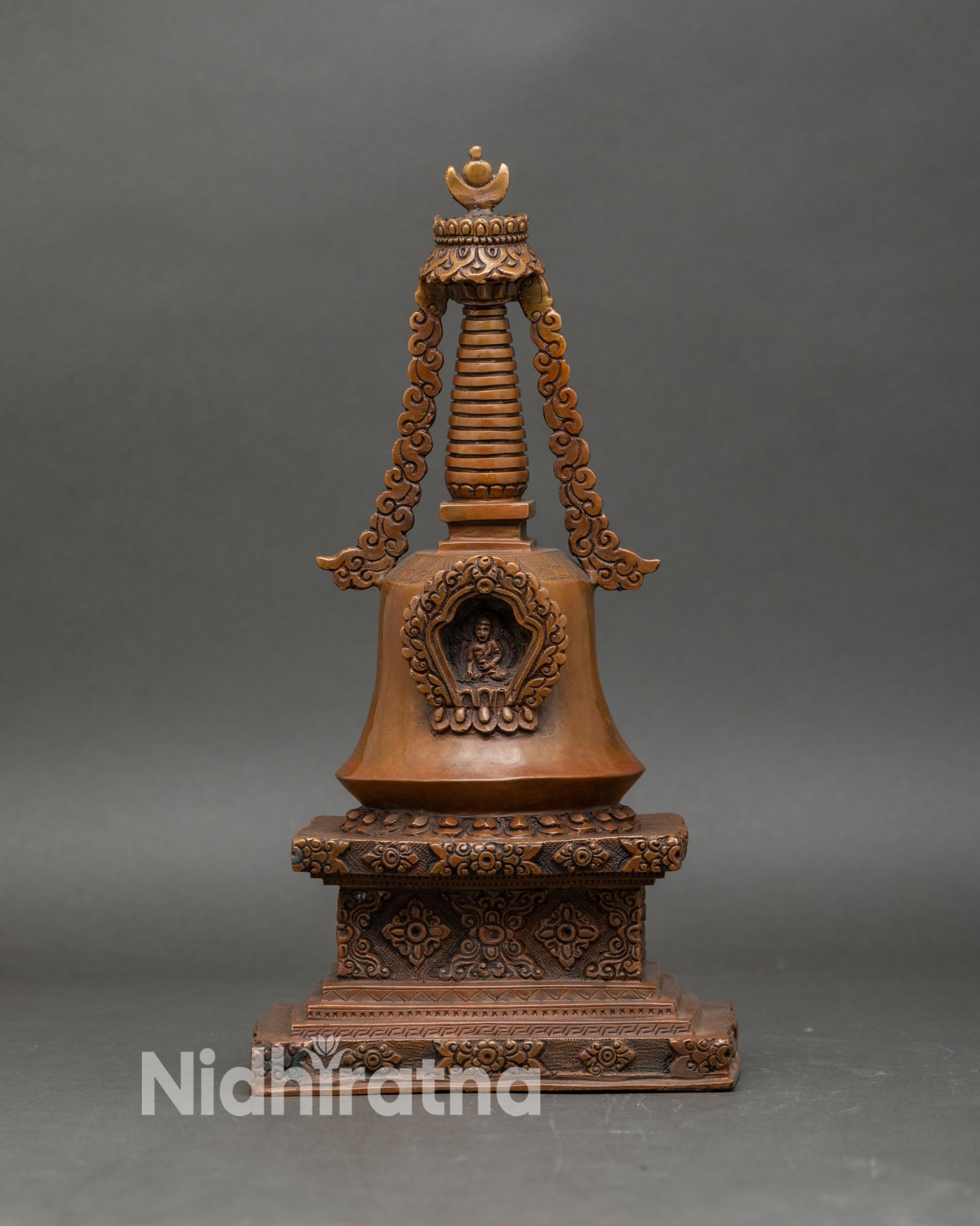 Eight Stupas of Buddha | Sacred Buddhist Shrine Set from Nepal