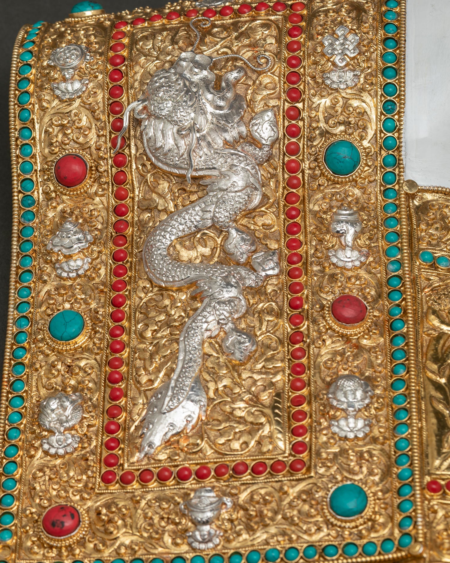 Conch Shell from Nepal | Buddhist Altar Ritual Art