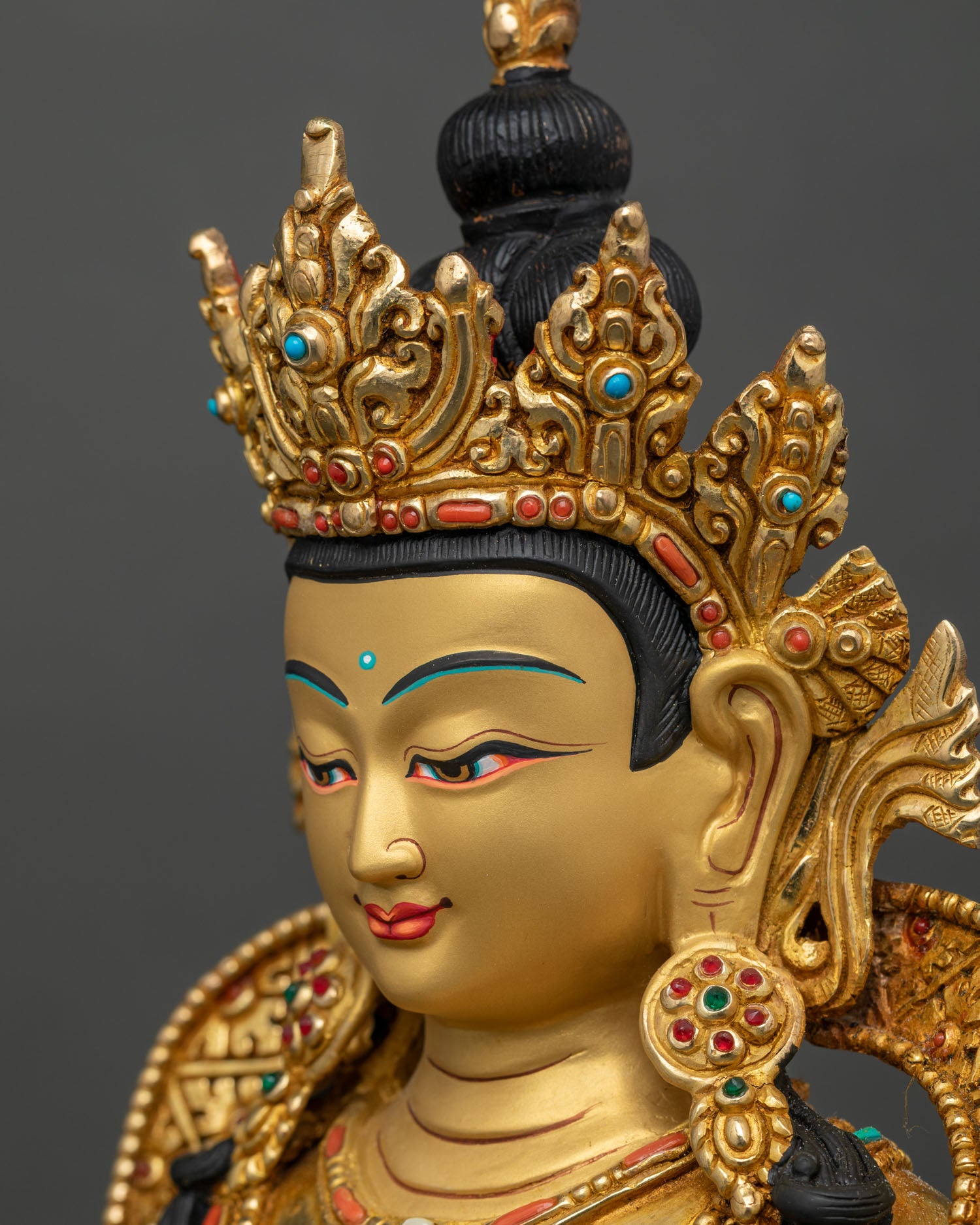 Amitayus Statue | Traditional Himalayan Sacred Art