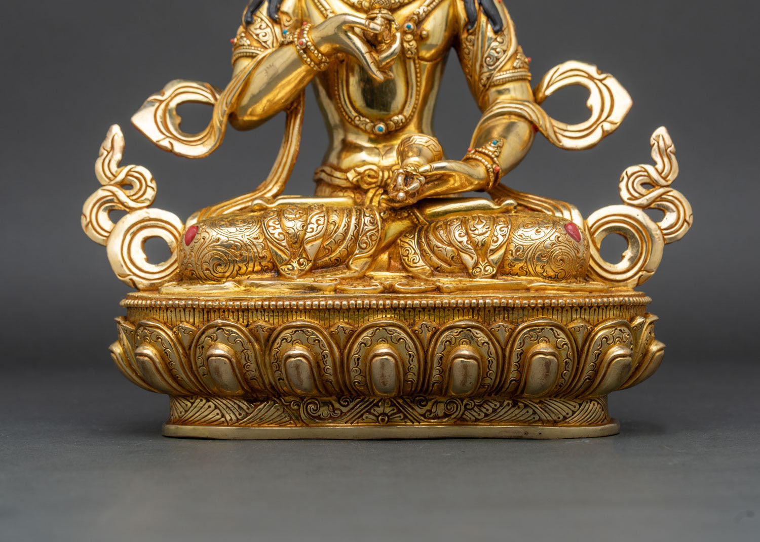 Vajrasattva Statue | Handcrafted Gold Gilded Spiritual Art