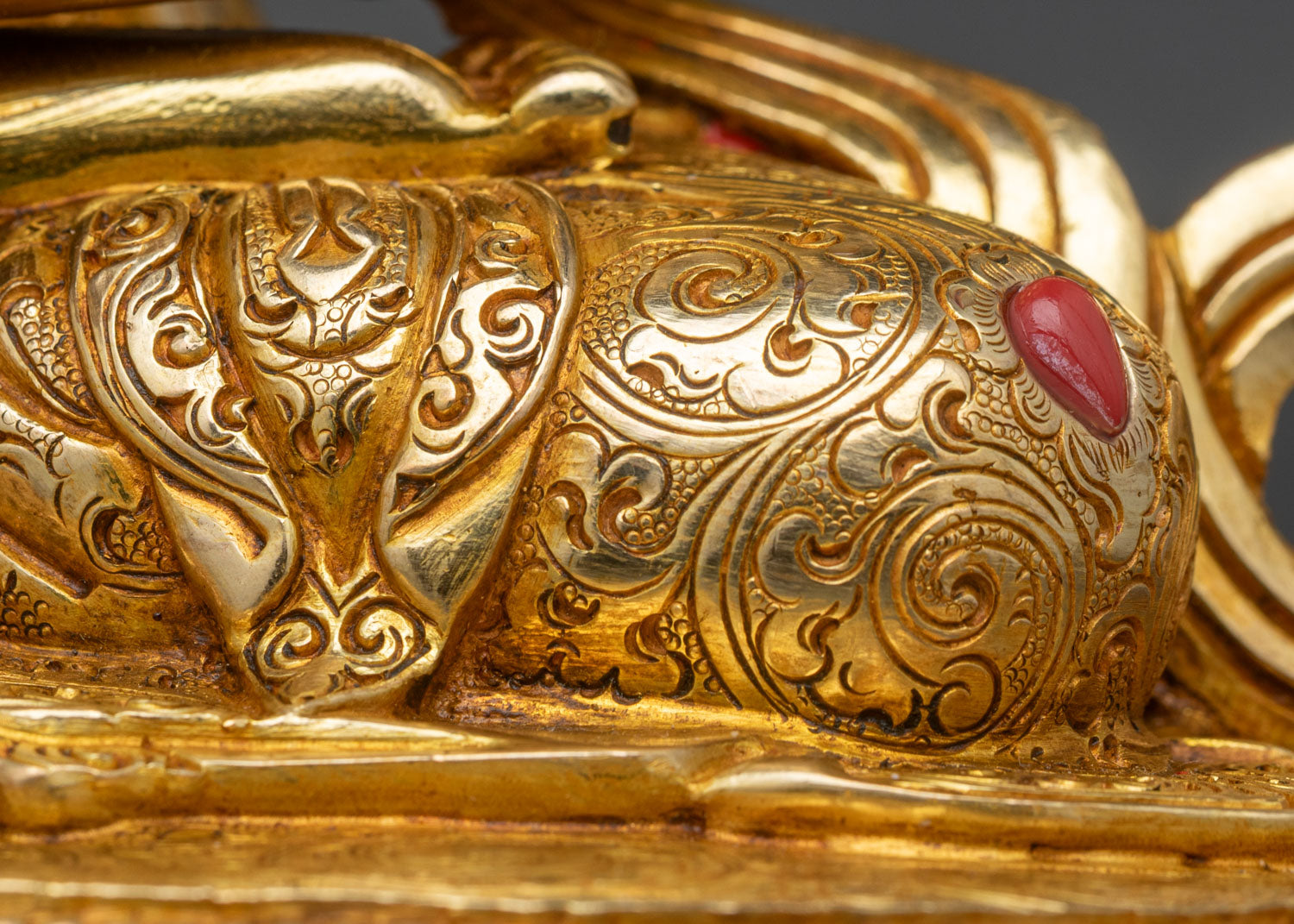 Vajrasattva Statue | Handcrafted Gold Gilded Spiritual Art