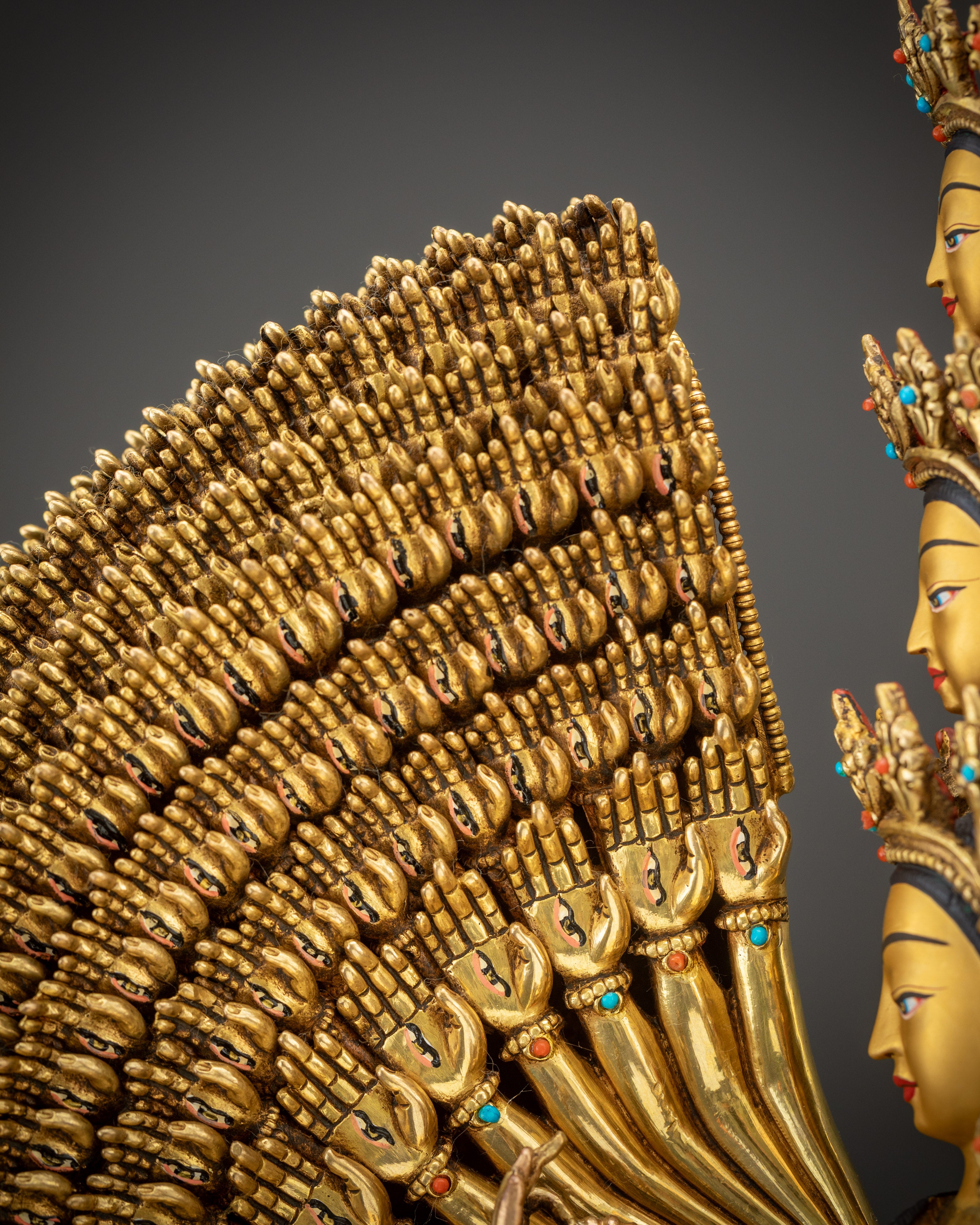 Exclusive 1000 Armed Chenrezig Statue | Rare Avalokiteshvara Sculpture