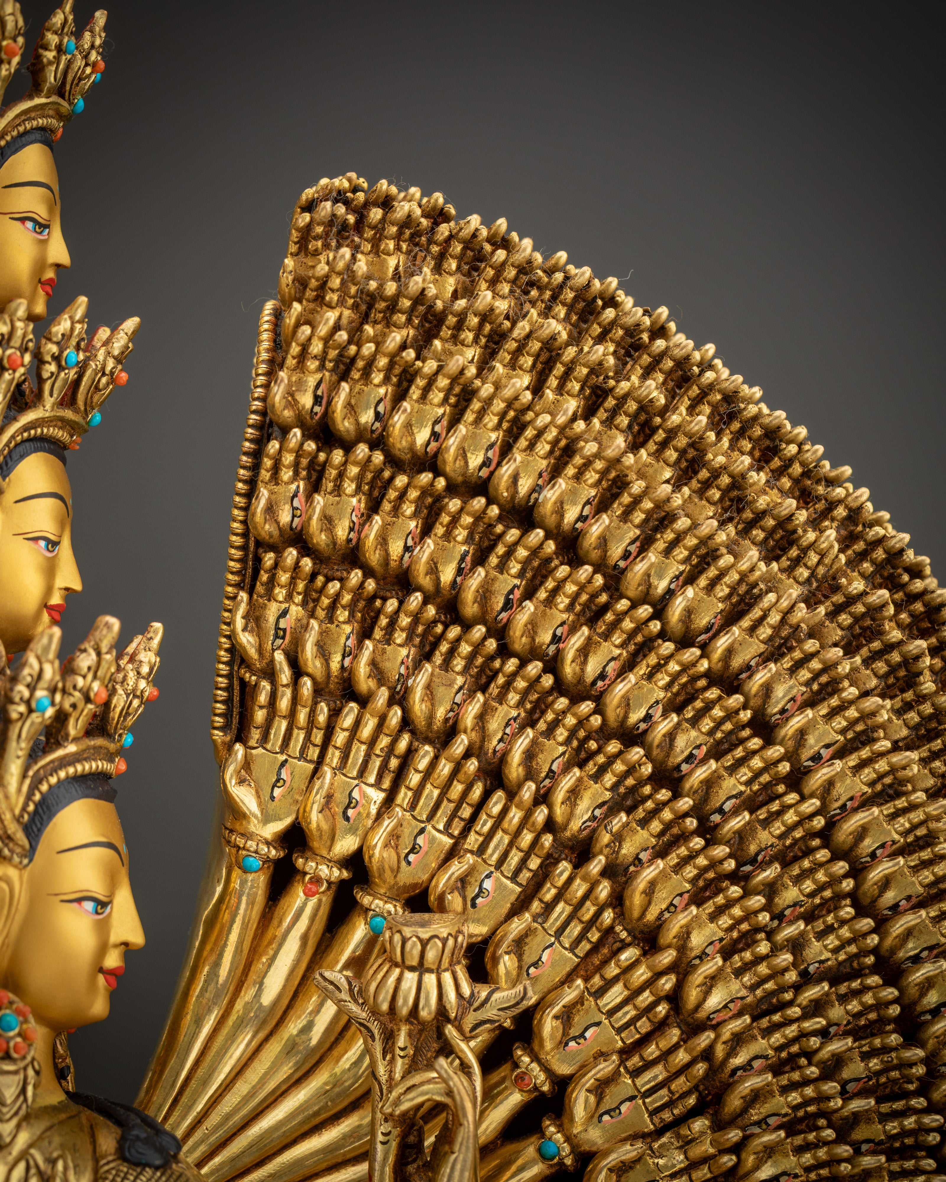 Exclusive 1000 Armed Chenrezig Statue | Rare Avalokiteshvara Sculpture